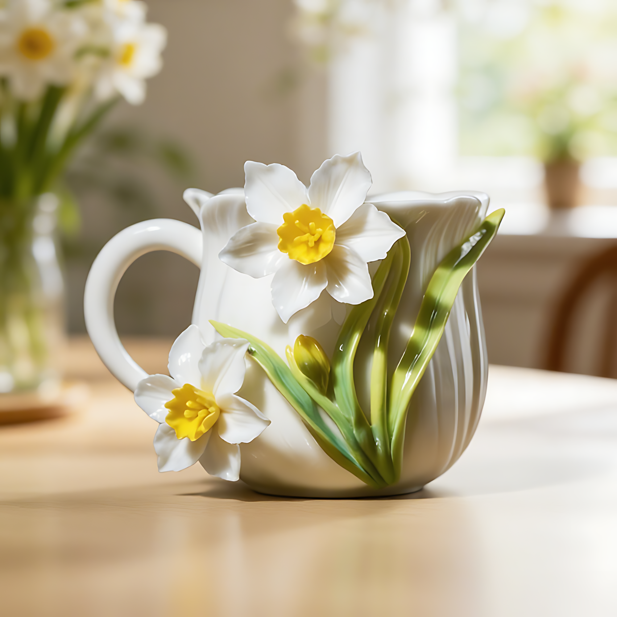 Ceramic Daffodil Mug