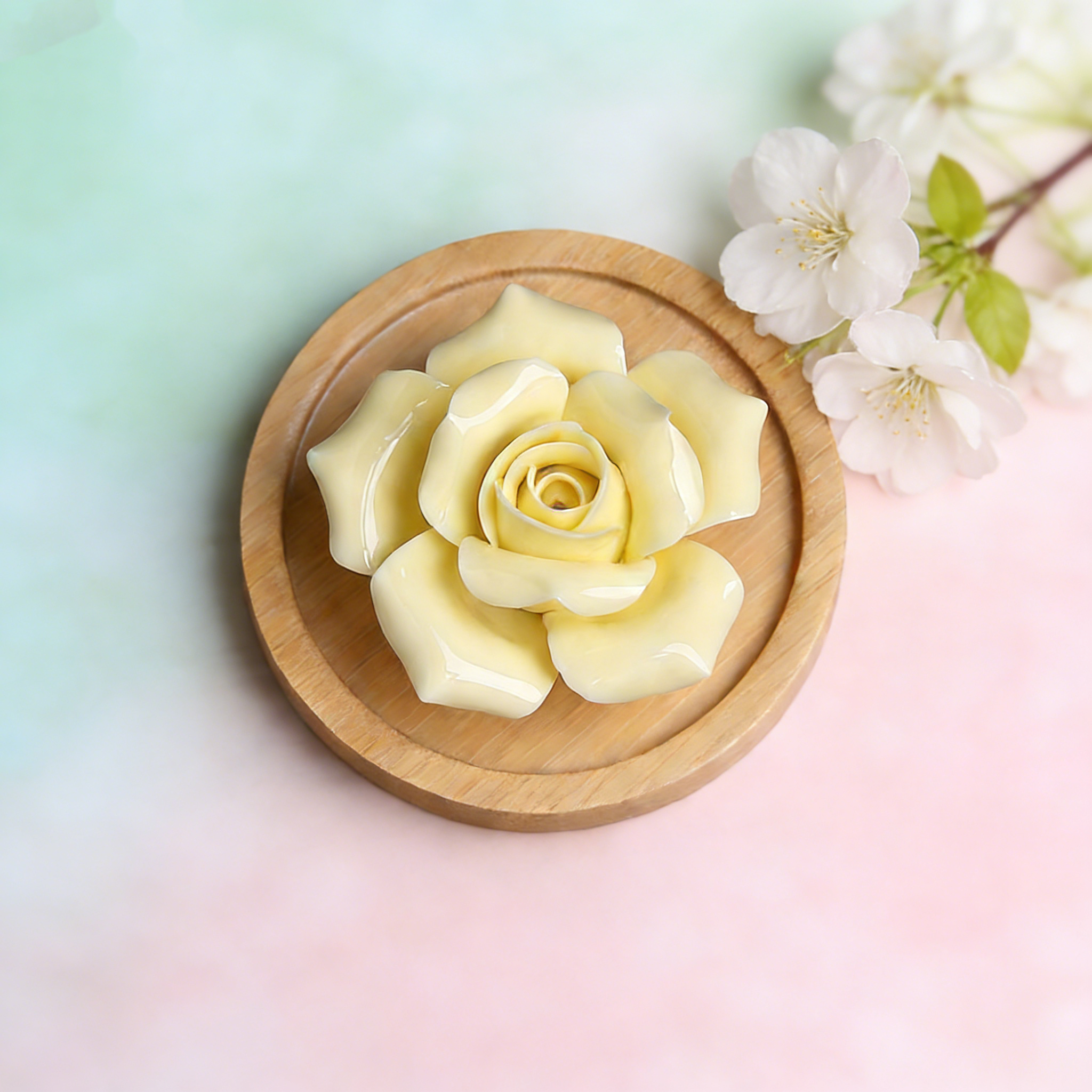 Rose-Shaped Decorative Soap