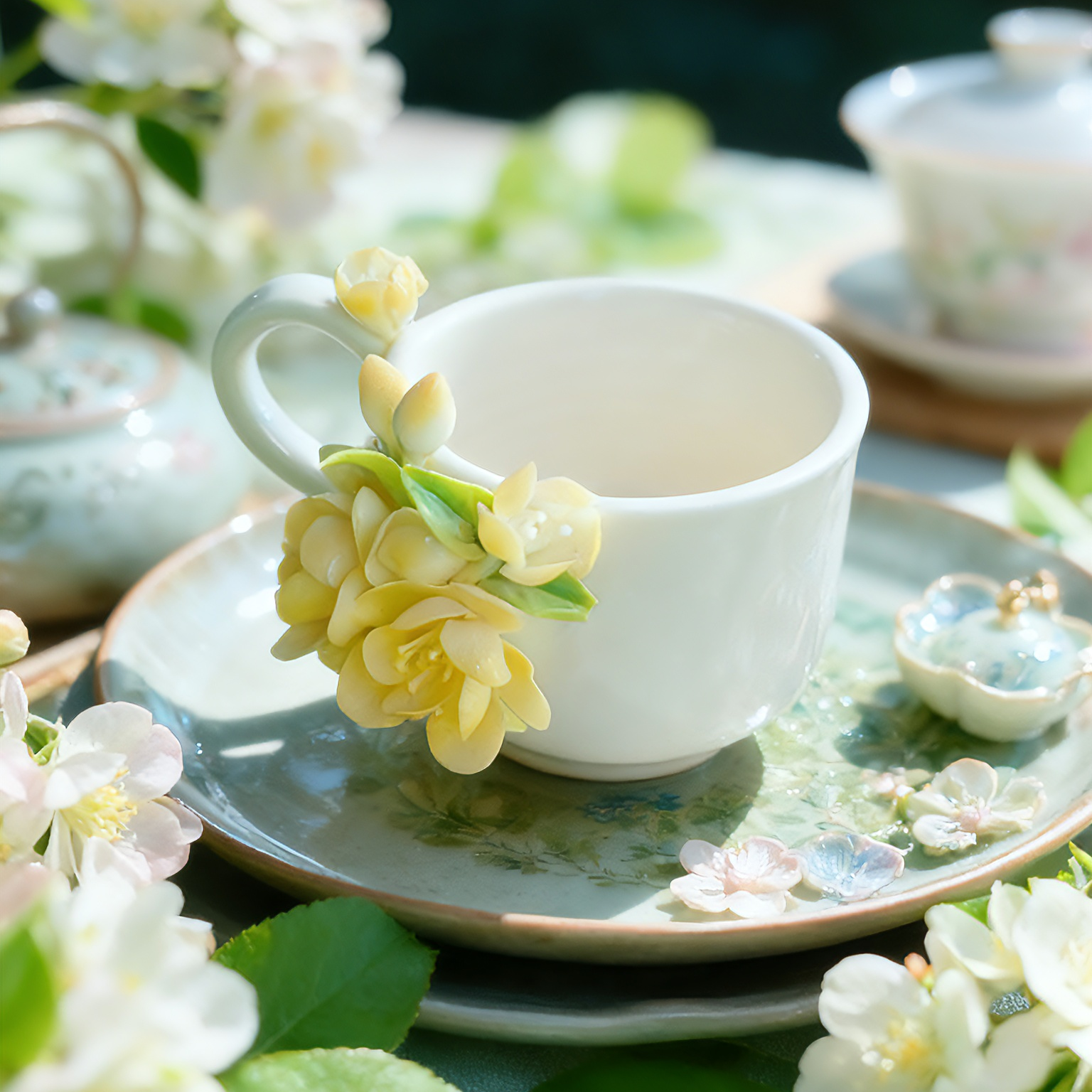 Floral Porcelain Mug