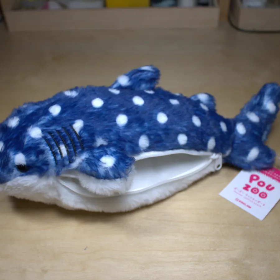 King Jim Pouzoo Animal Cushion Case - Whale Shark (Jinbeezame)