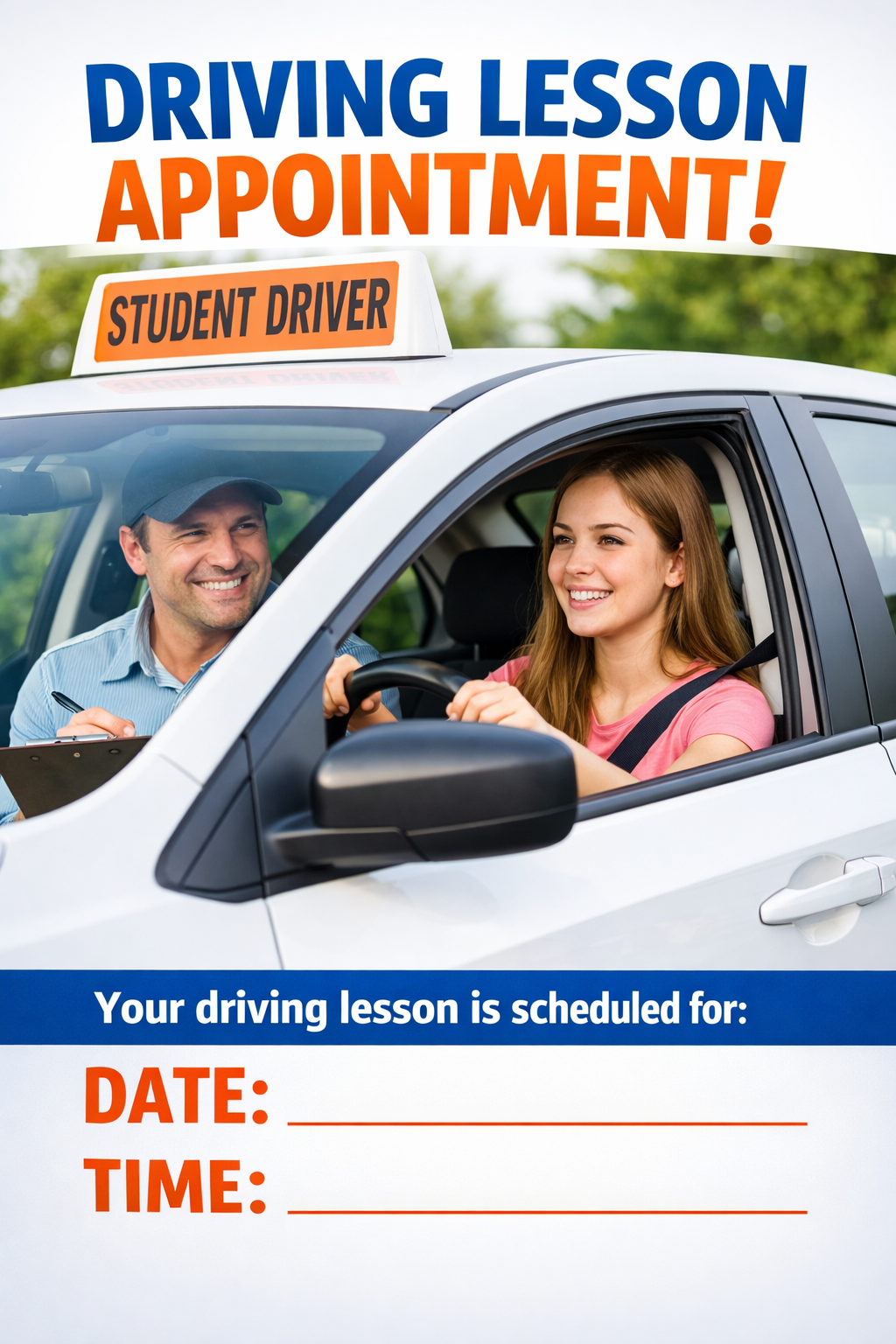 Driving Lesson Appointment