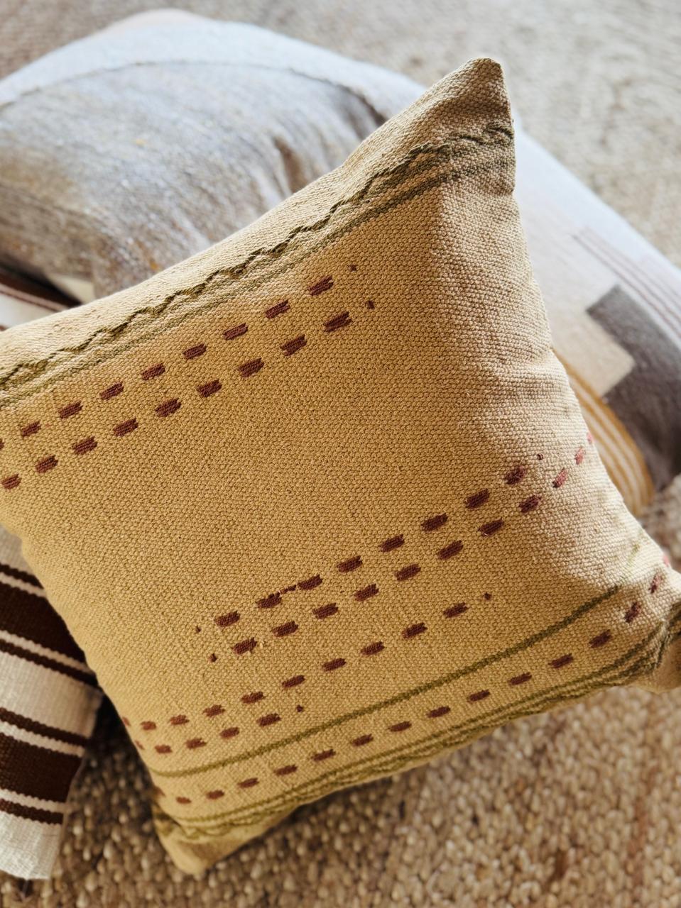 Beautiful Handwoven Designer Cotton Cushion Cover