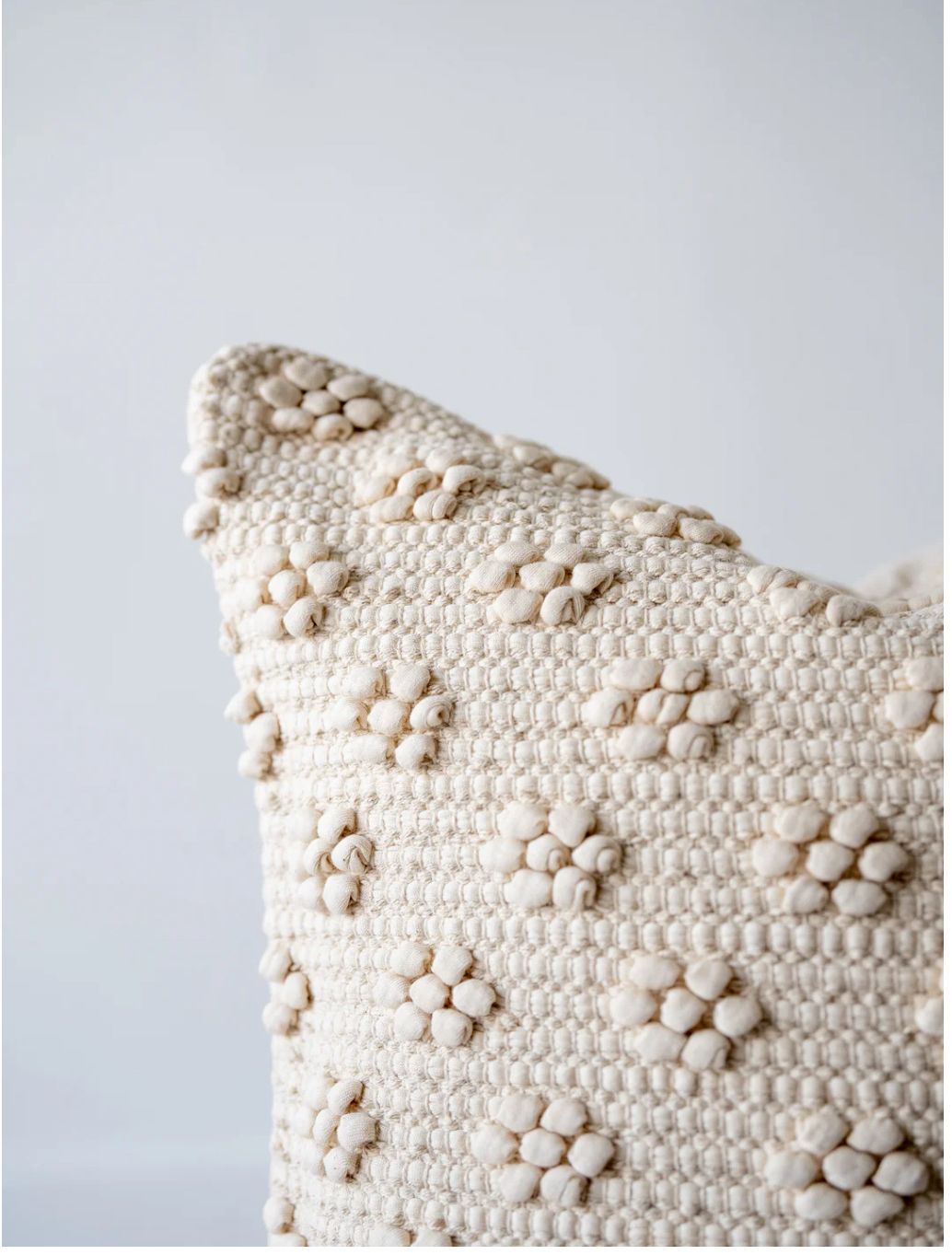 Designer Handwoven cotton loop cushion  Cover