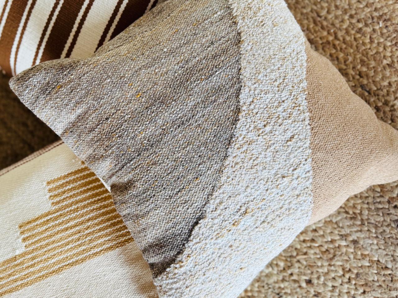 Marry Handwoven Designer Poly Cotton Cushion Cover