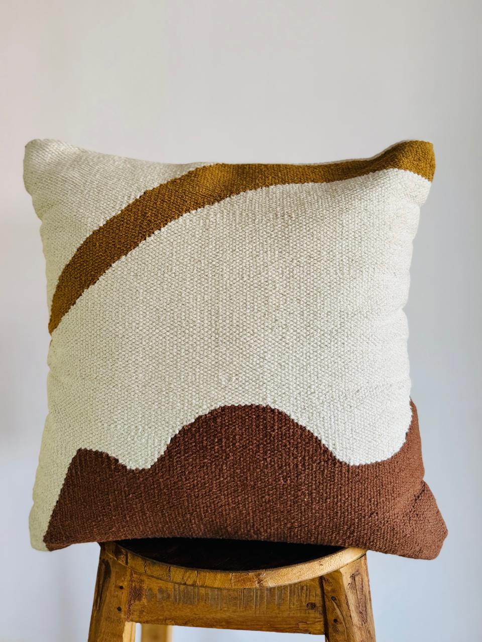 Designer Youd Handwoven Cotton  Cushion Cover