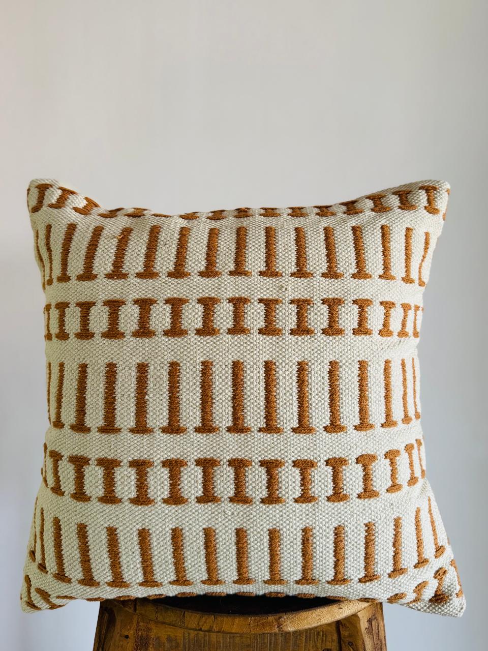 Designer Kaeley Handwoven Cotton Cushion Cover