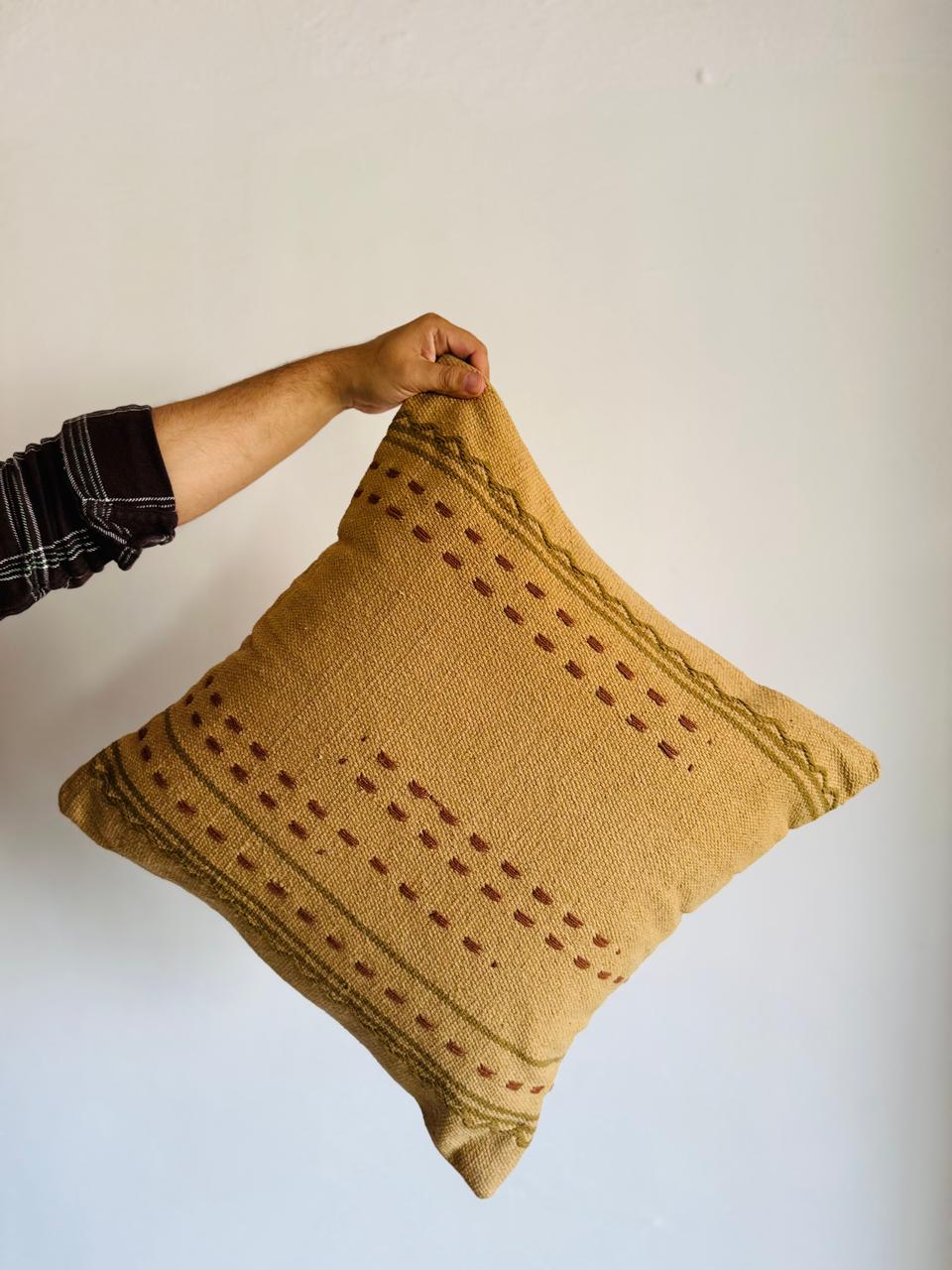 Beautiful Handwoven Designer Cotton Cushion Cover