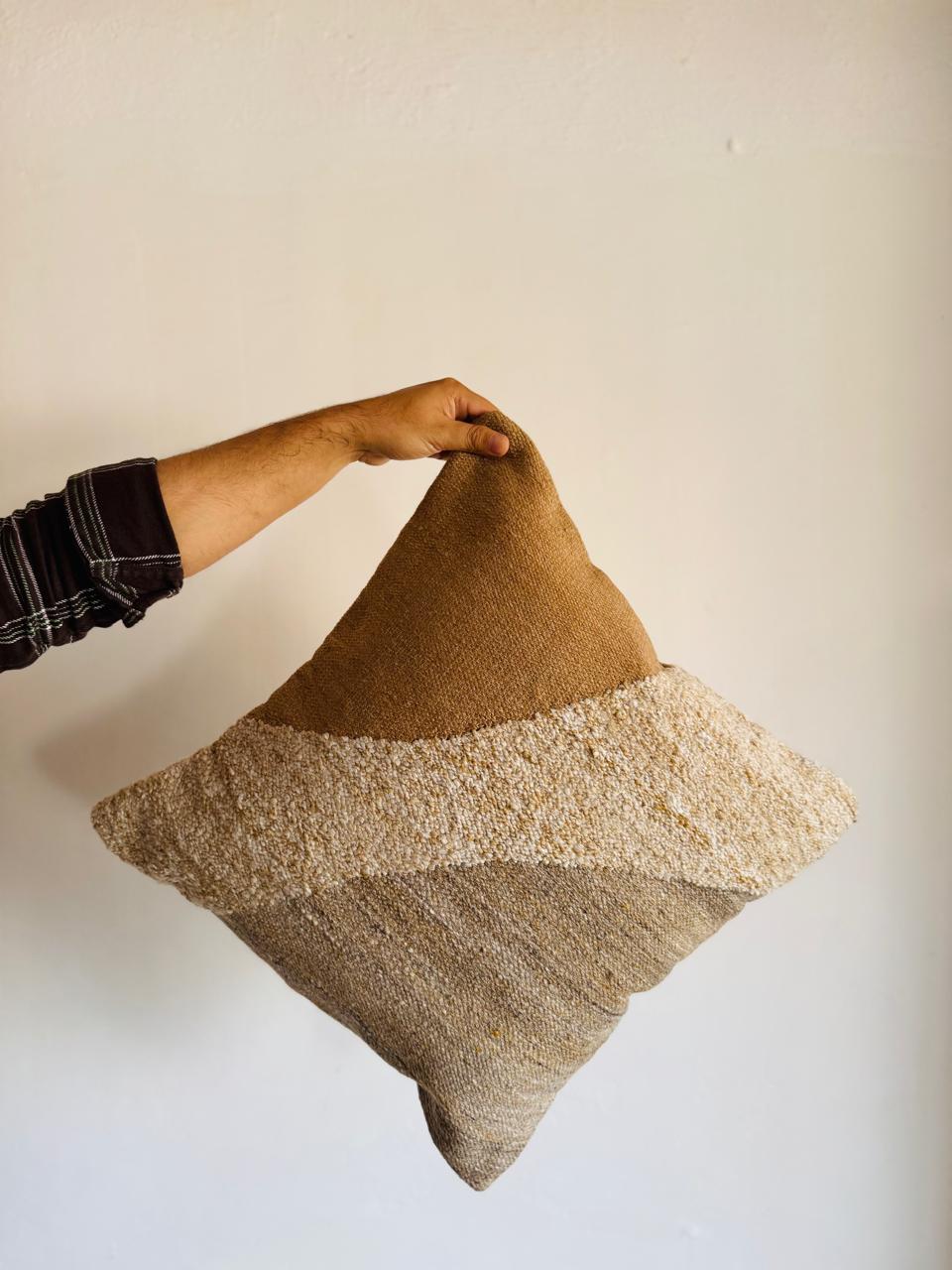 Marry Handwoven Designer Poly Cotton Cushion Cover