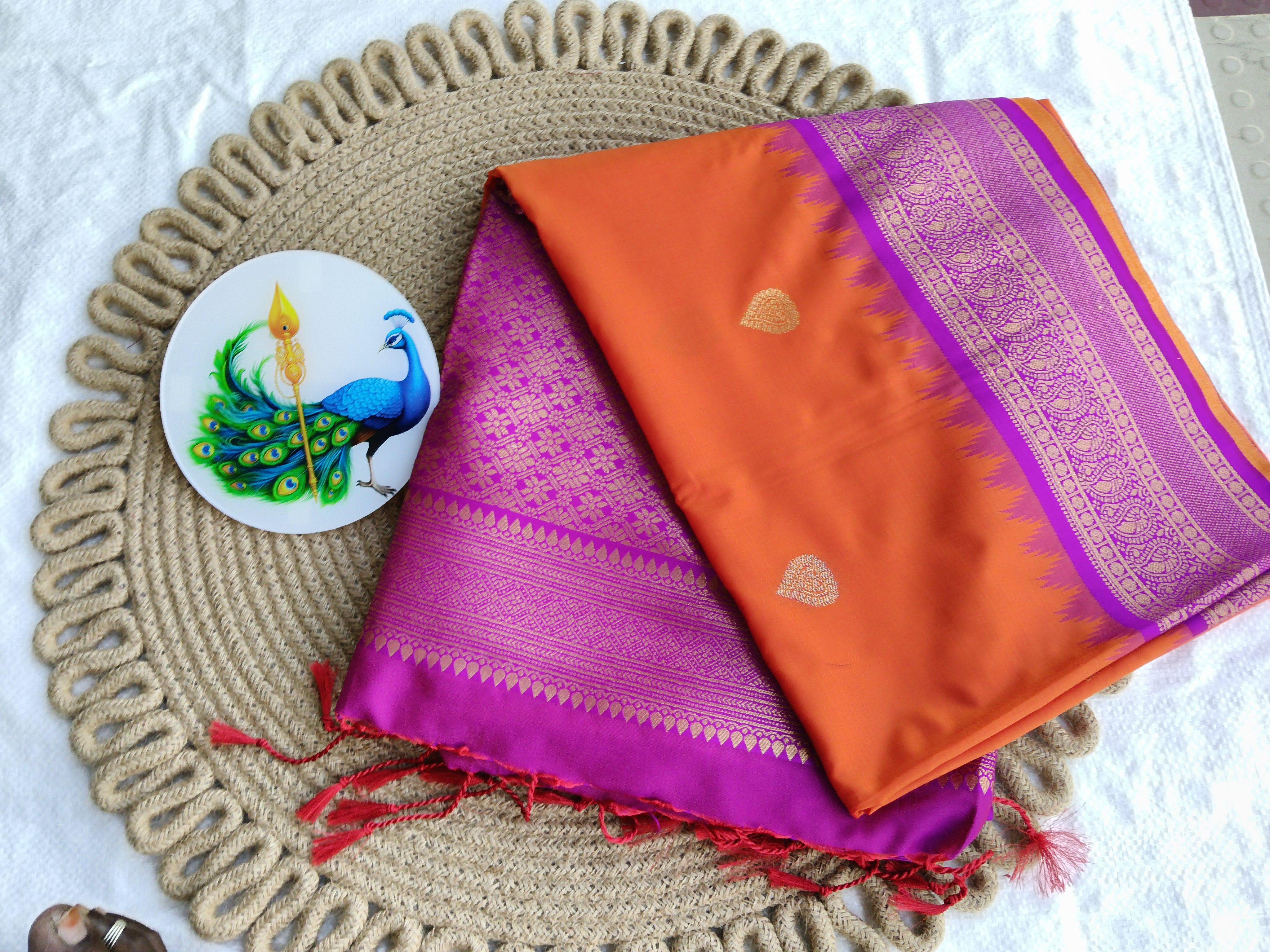 Traditional kanchi soft Silk Saree