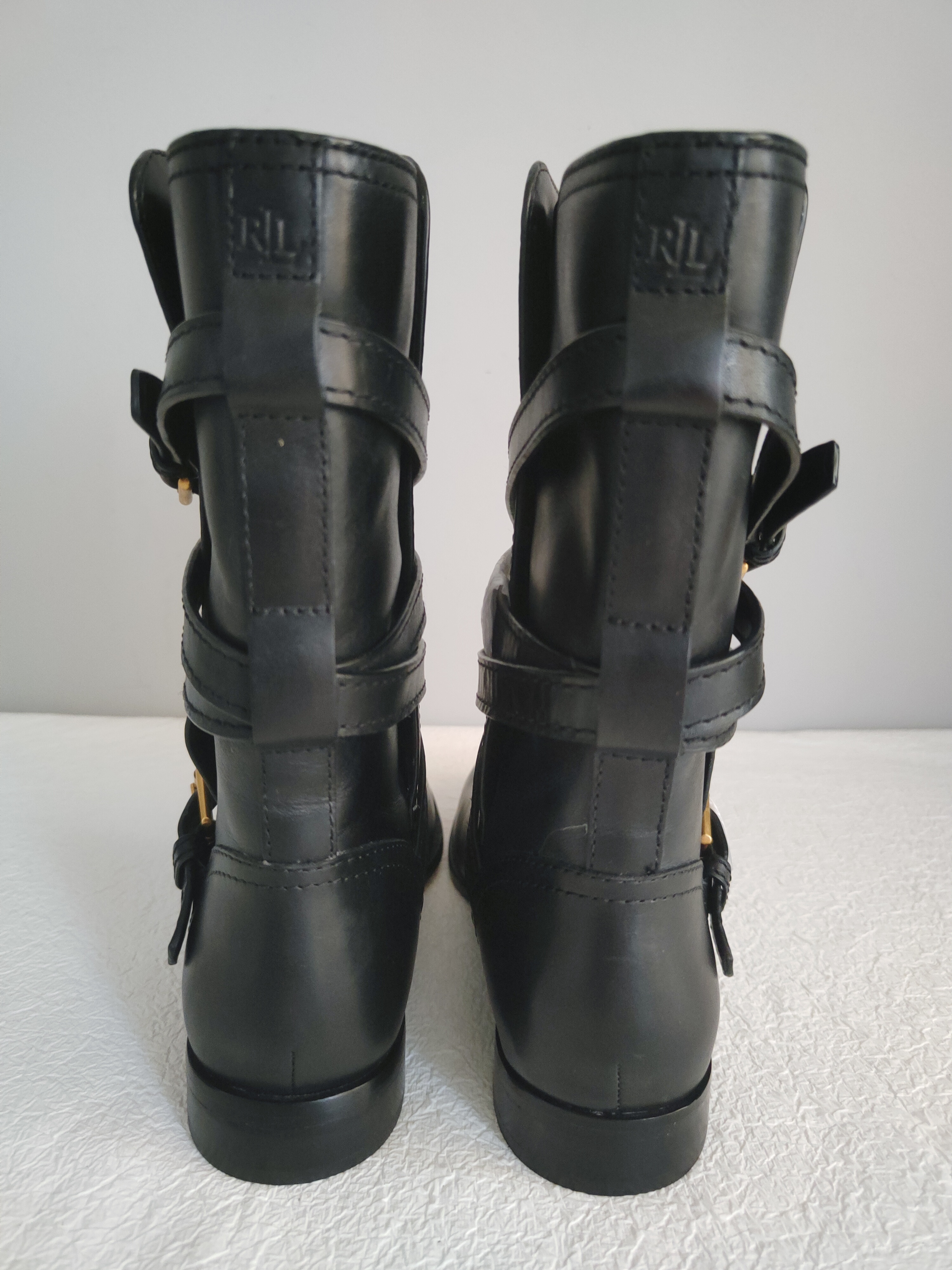 Lauren Ralph Lauren skórzane botki r. 35,5