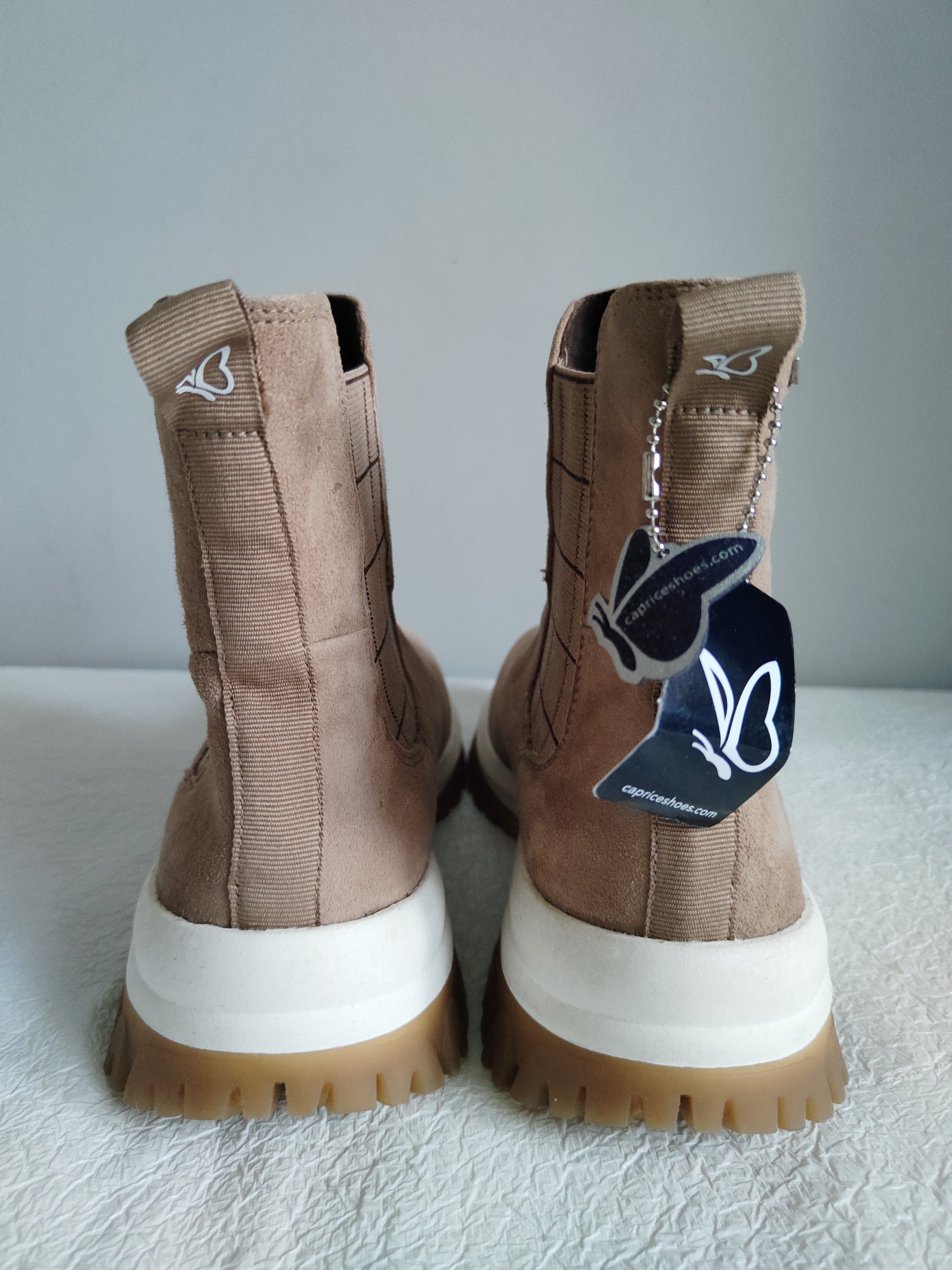 Caprice skórzane botki r. 38