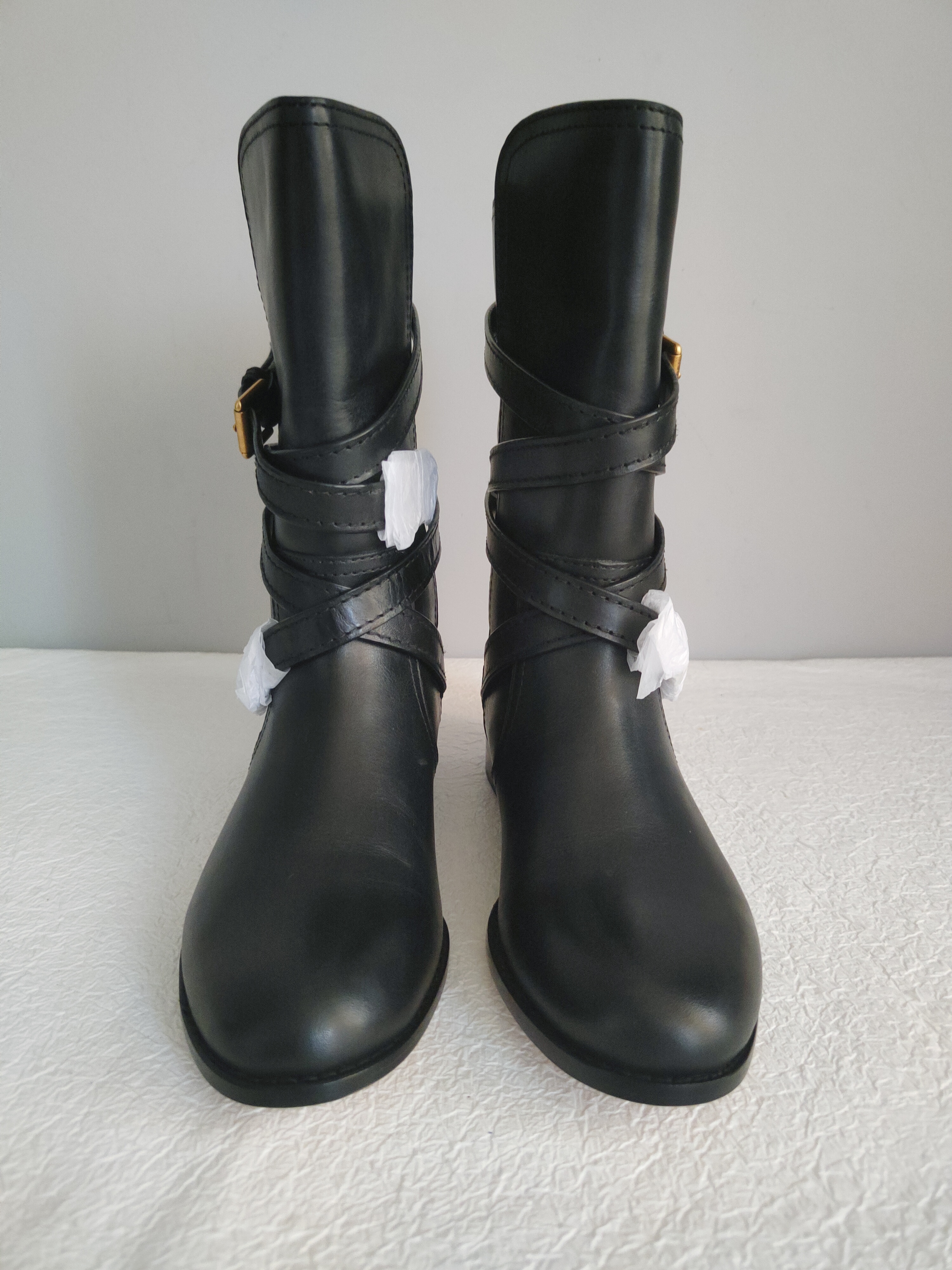 Lauren Ralph Lauren skórzane botki r. 35,5