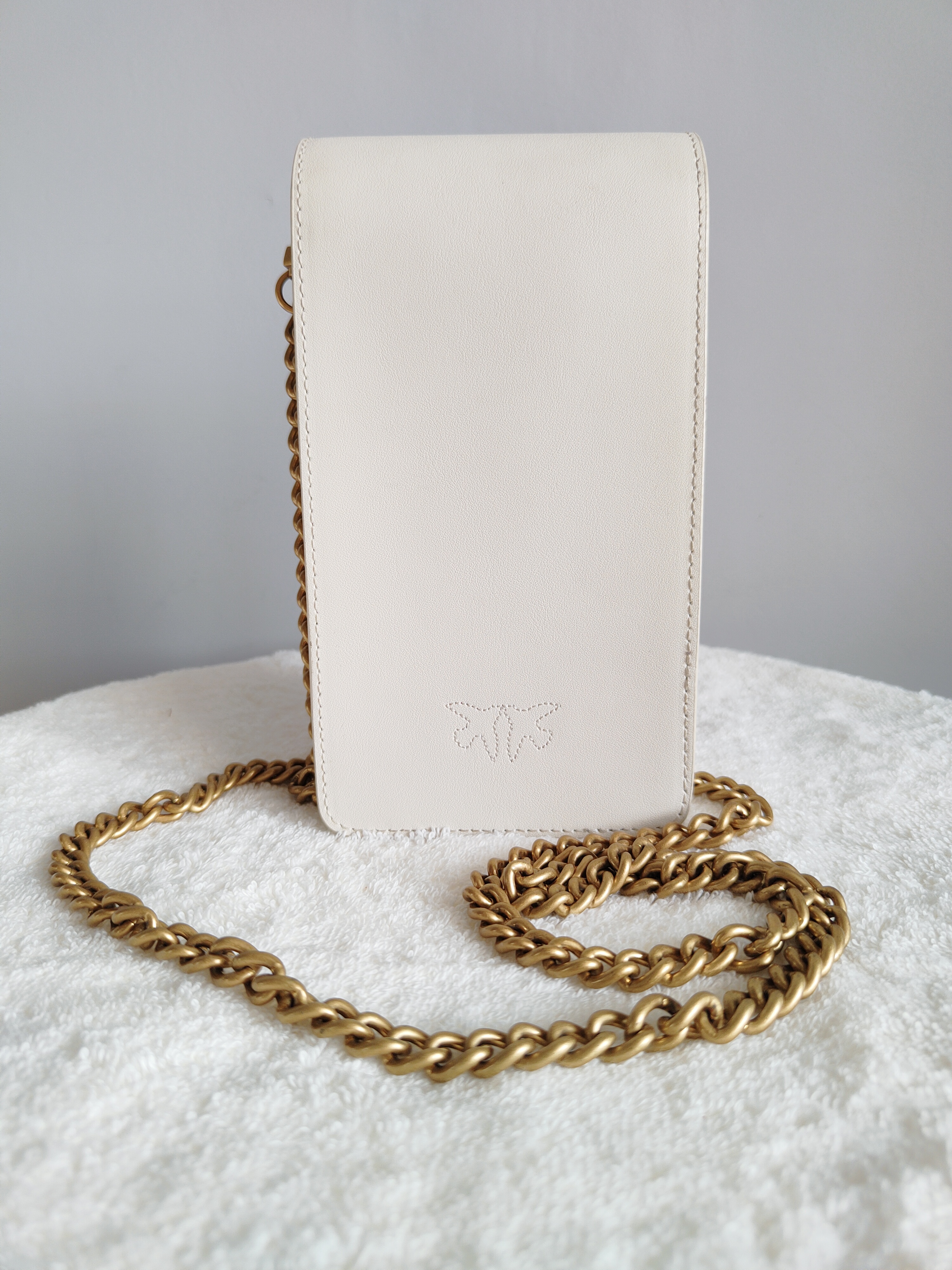 Pinko torebka skórzana na łańcuszku