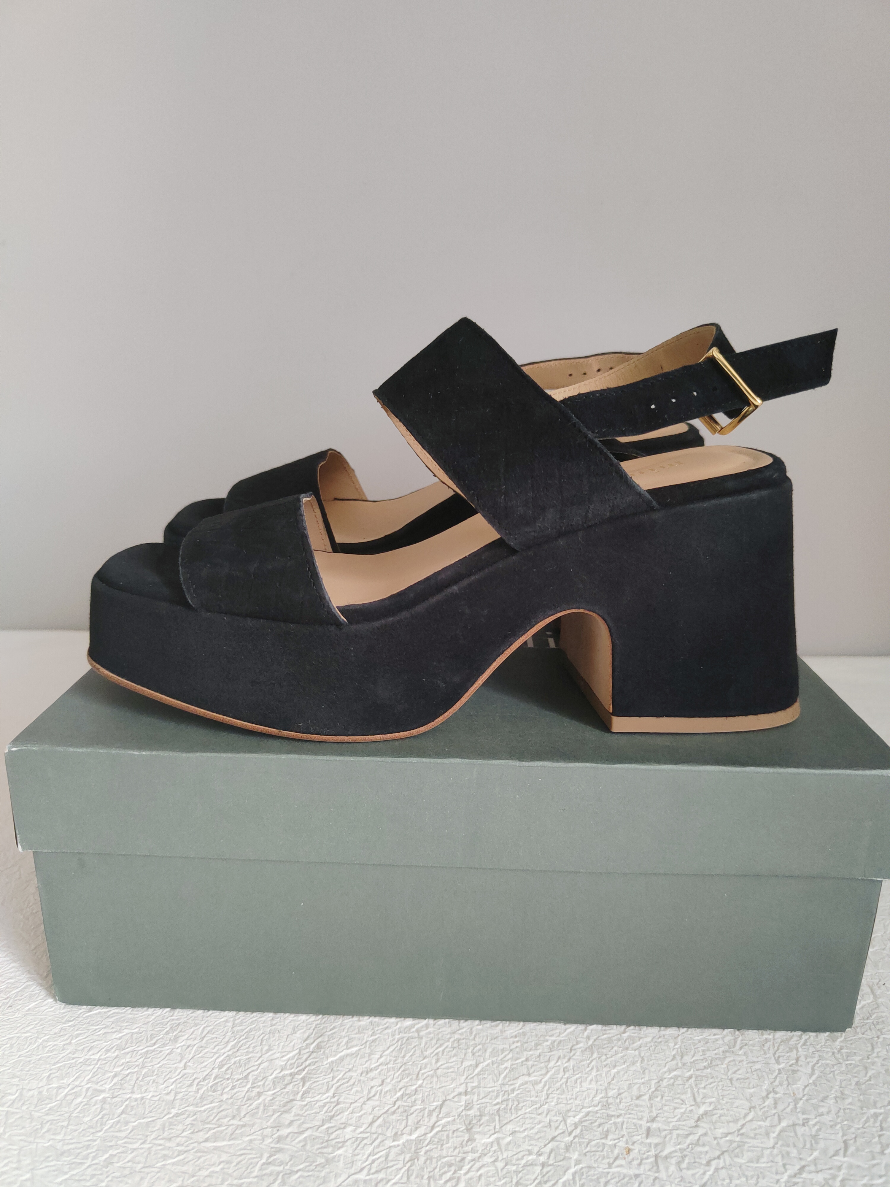 Minnelli Paris Matitya skórzane sandały r. 40