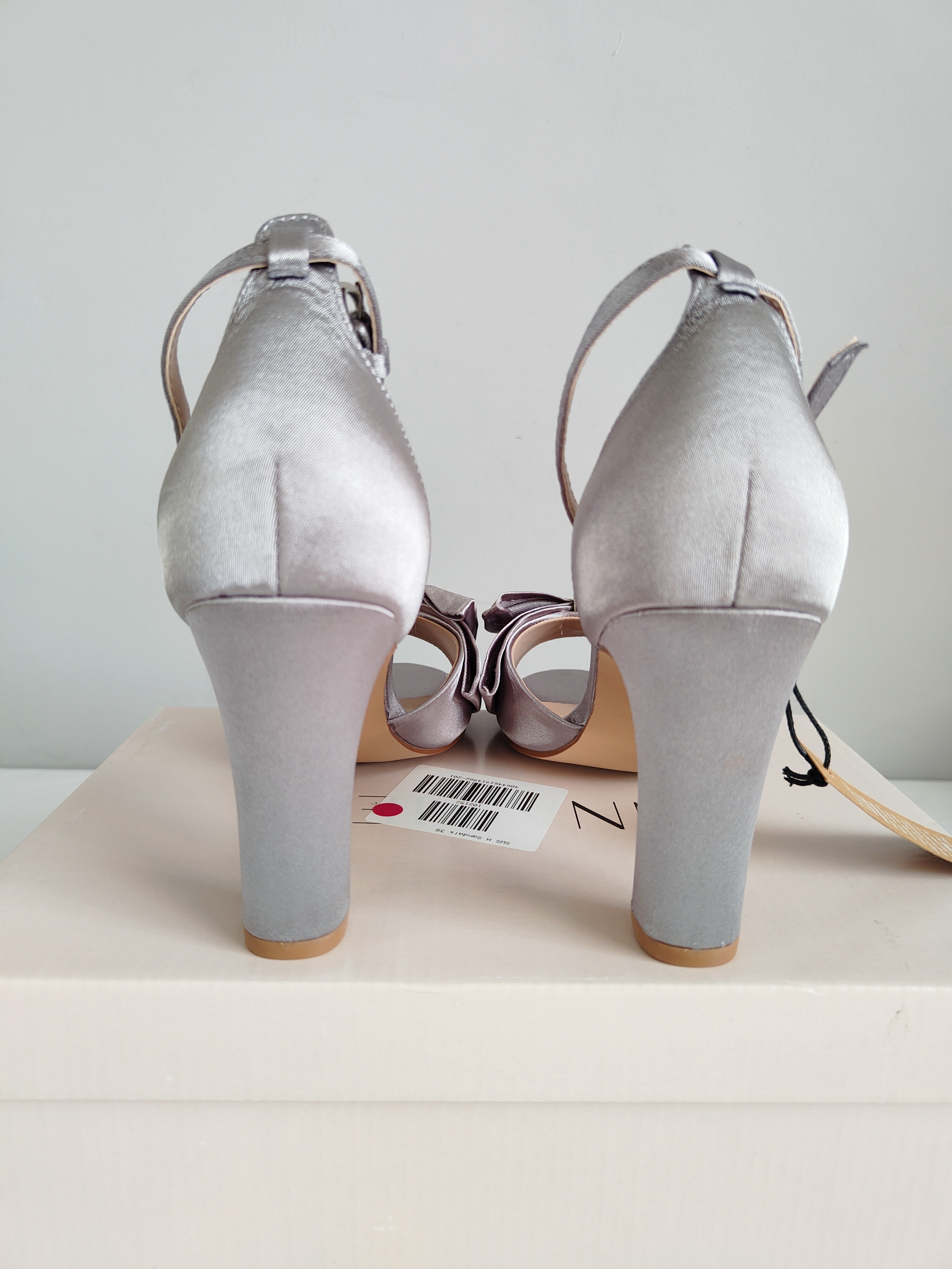 Anna Field srebrne sandały r. 38