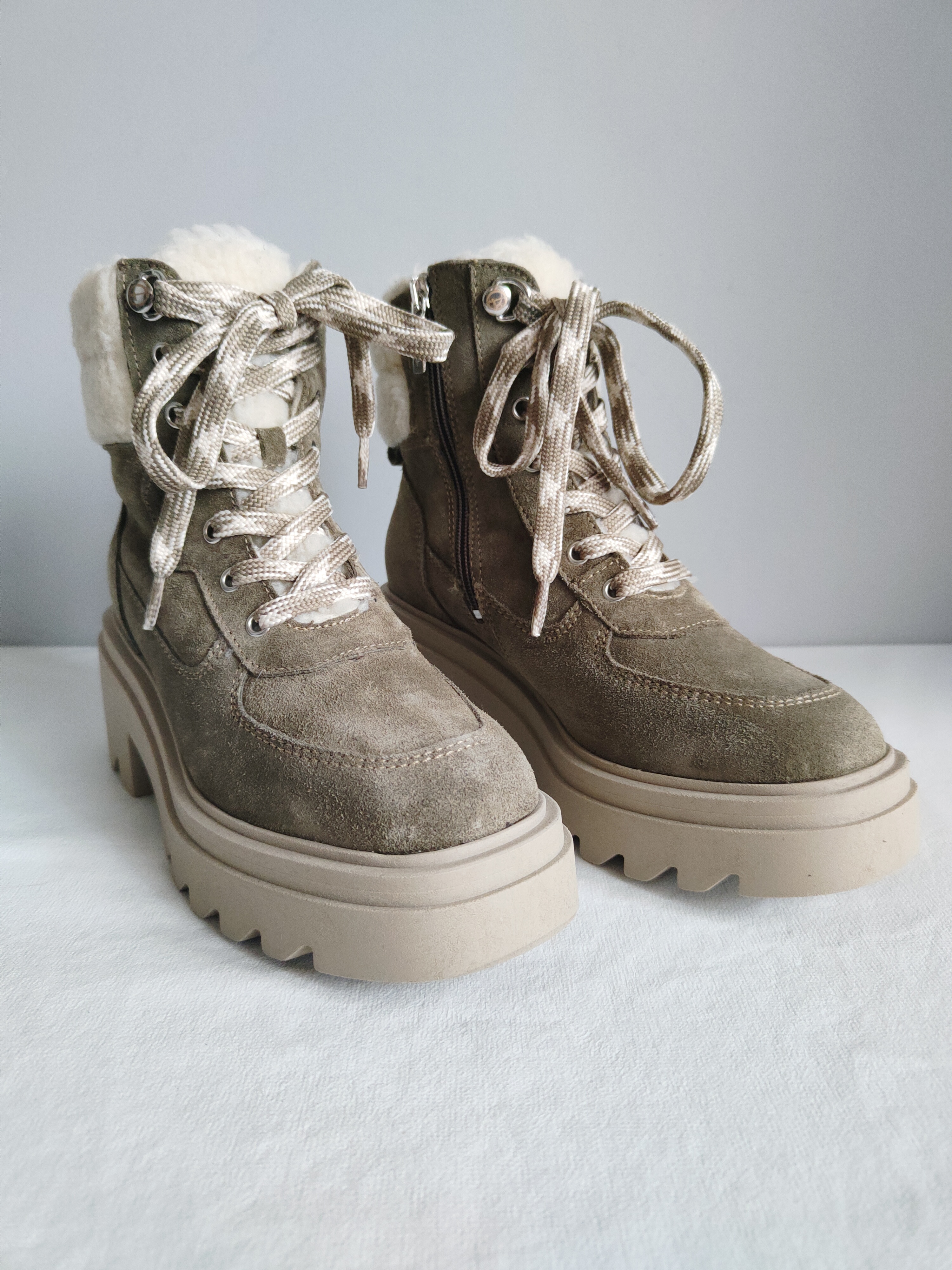 Tamaris skórzane botki r. 37