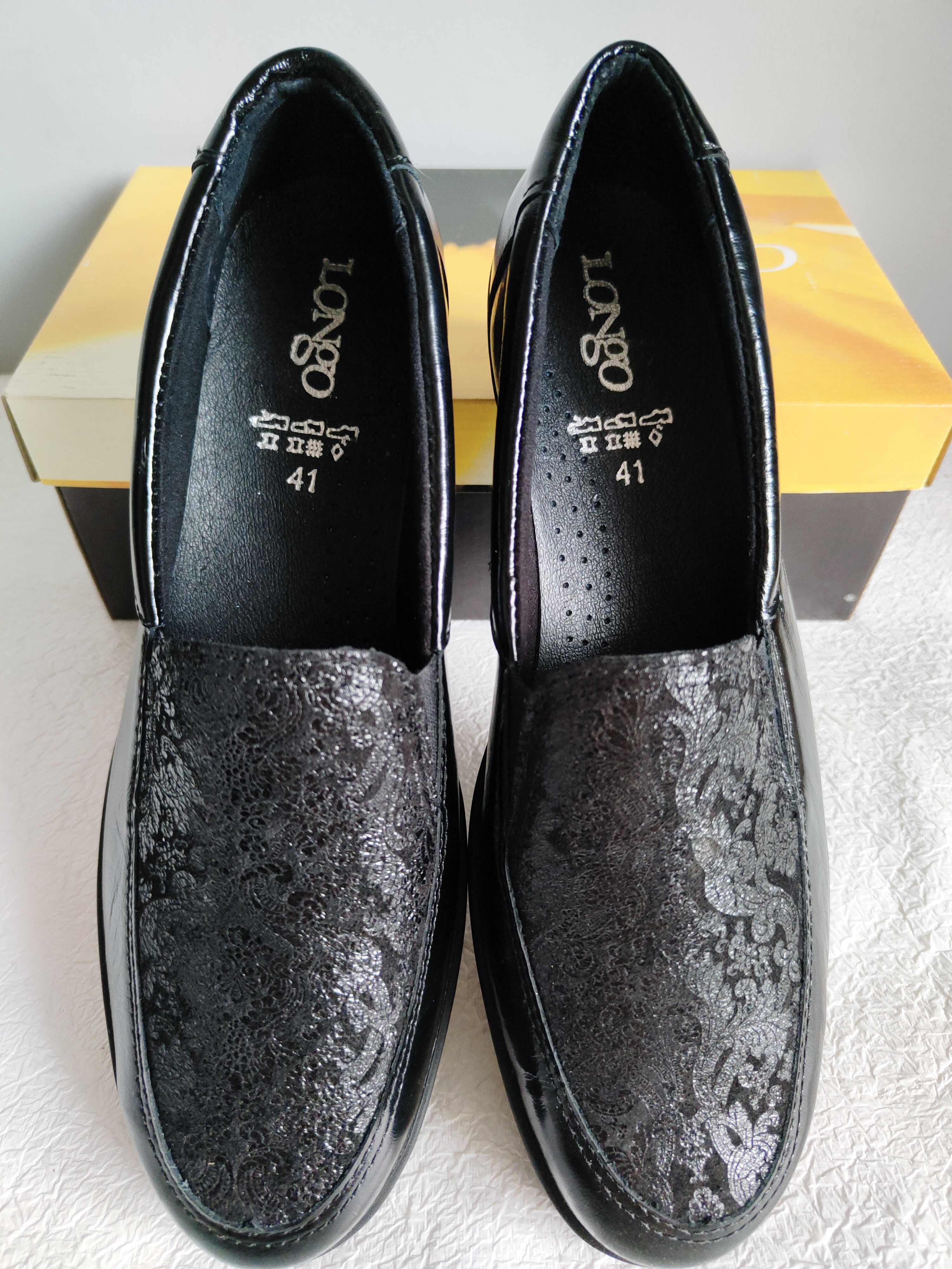 Longo skórzane mokasyny damskie r. 41