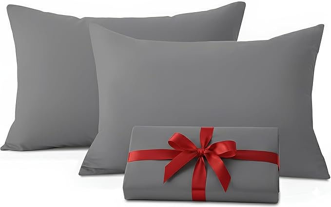 Microfiber Standard House Wife Pillow Covers, (50 X 75 CM)