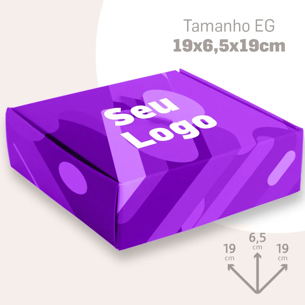 Caixa Personalizada EG: 19×6,5x19cm