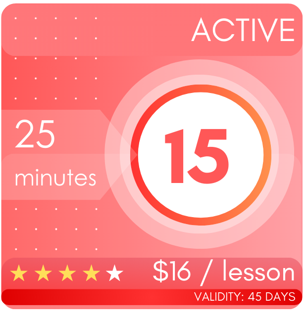 Active Plan - 15 sessions