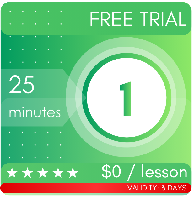 25-Minute Free Trial Lesson