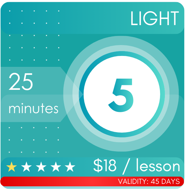 Light Plan - 5 Sessions