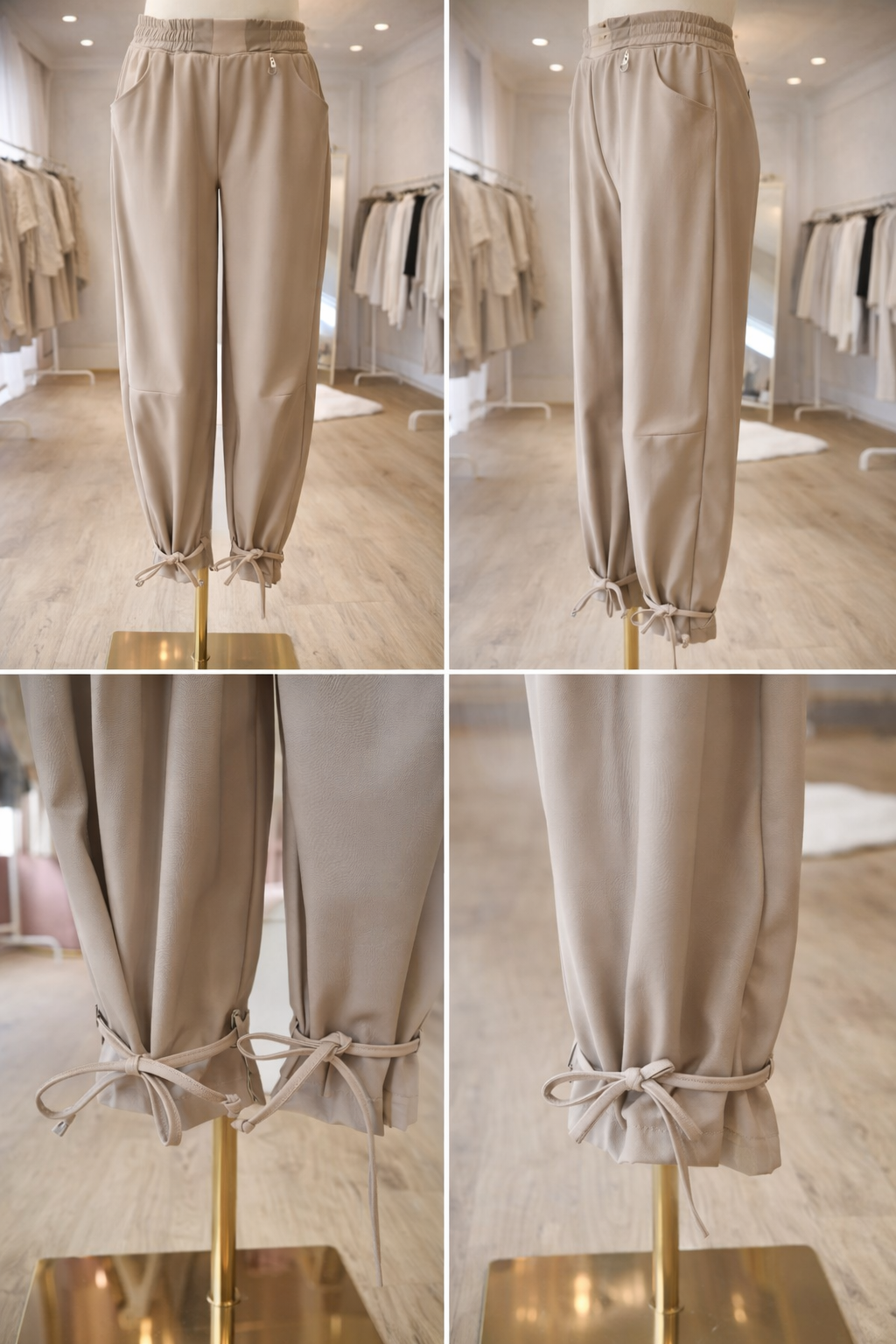 Spodnie z eco skóry  By o la la