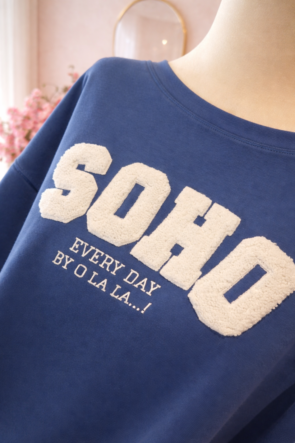 Bluzka SOHO krótki rękaw,  niebieska- By o la la