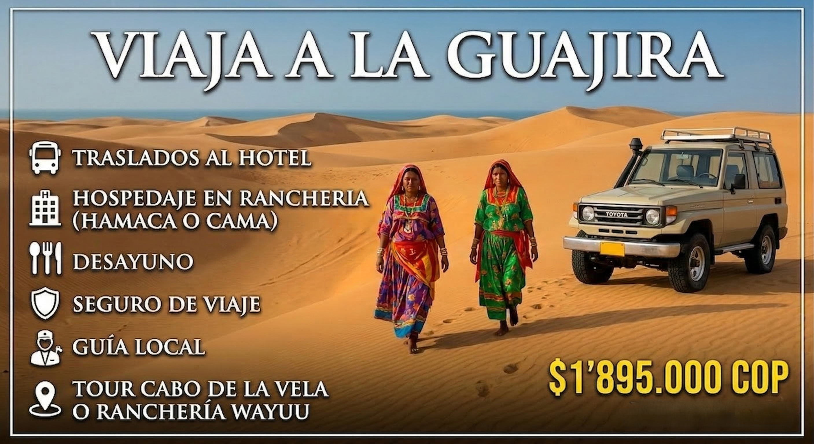 La Guajira, Magia entre el Desierto y el Mar