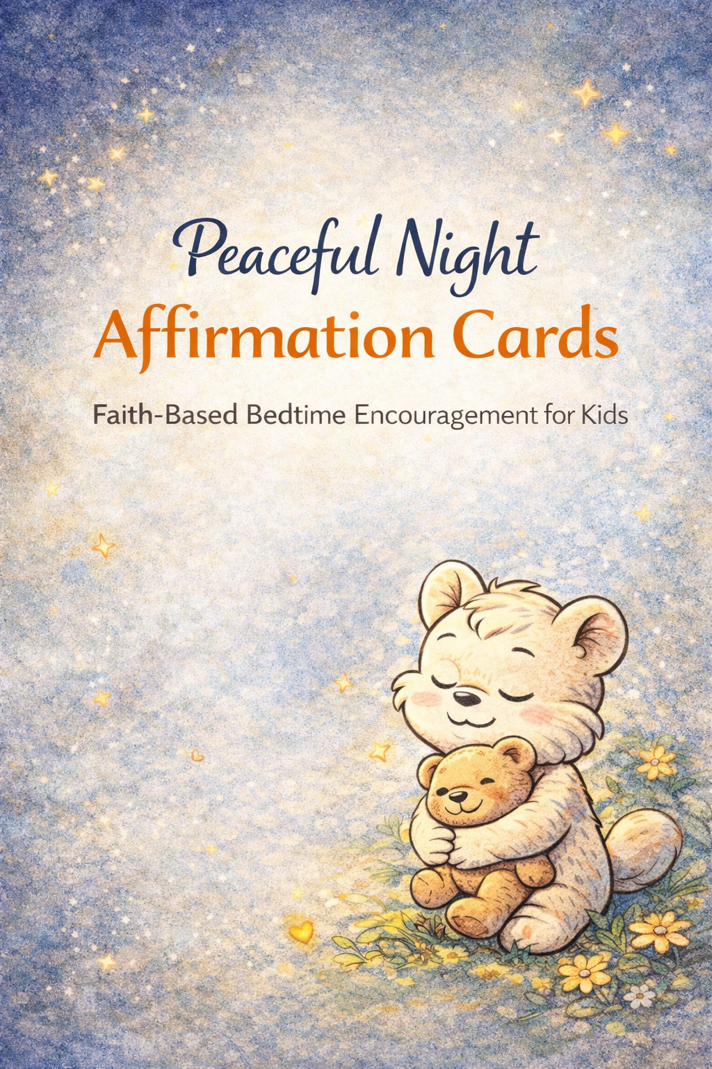 A gentle, faith-based bedtime system designed to calm anxiety, build security, and create peaceful nighttime routines.