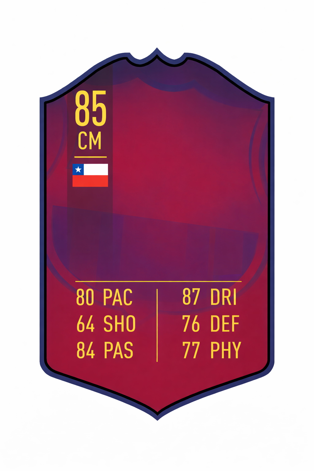 Carta personalizada tipo FIFA BARCA