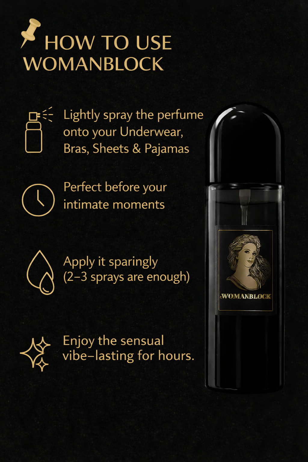 WOMAN BLOCK  - Perfume Sensual vibe (30 mL)