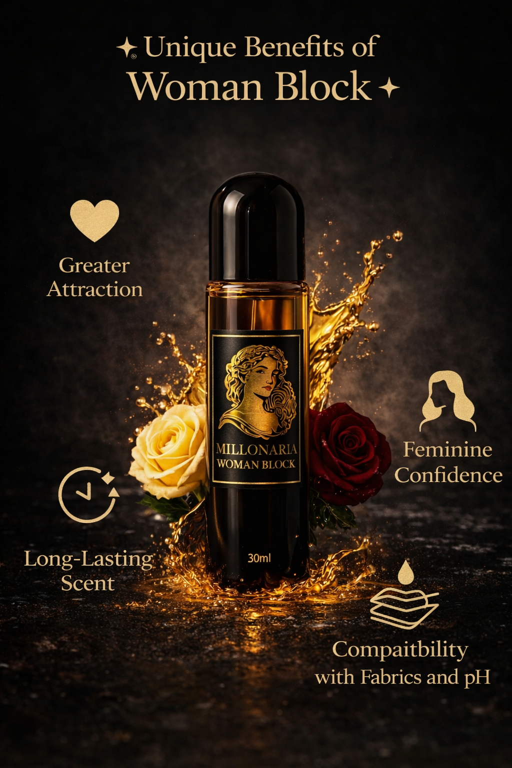 WOMAN BLOCK  - Perfume Sensual vibe (30 mL)