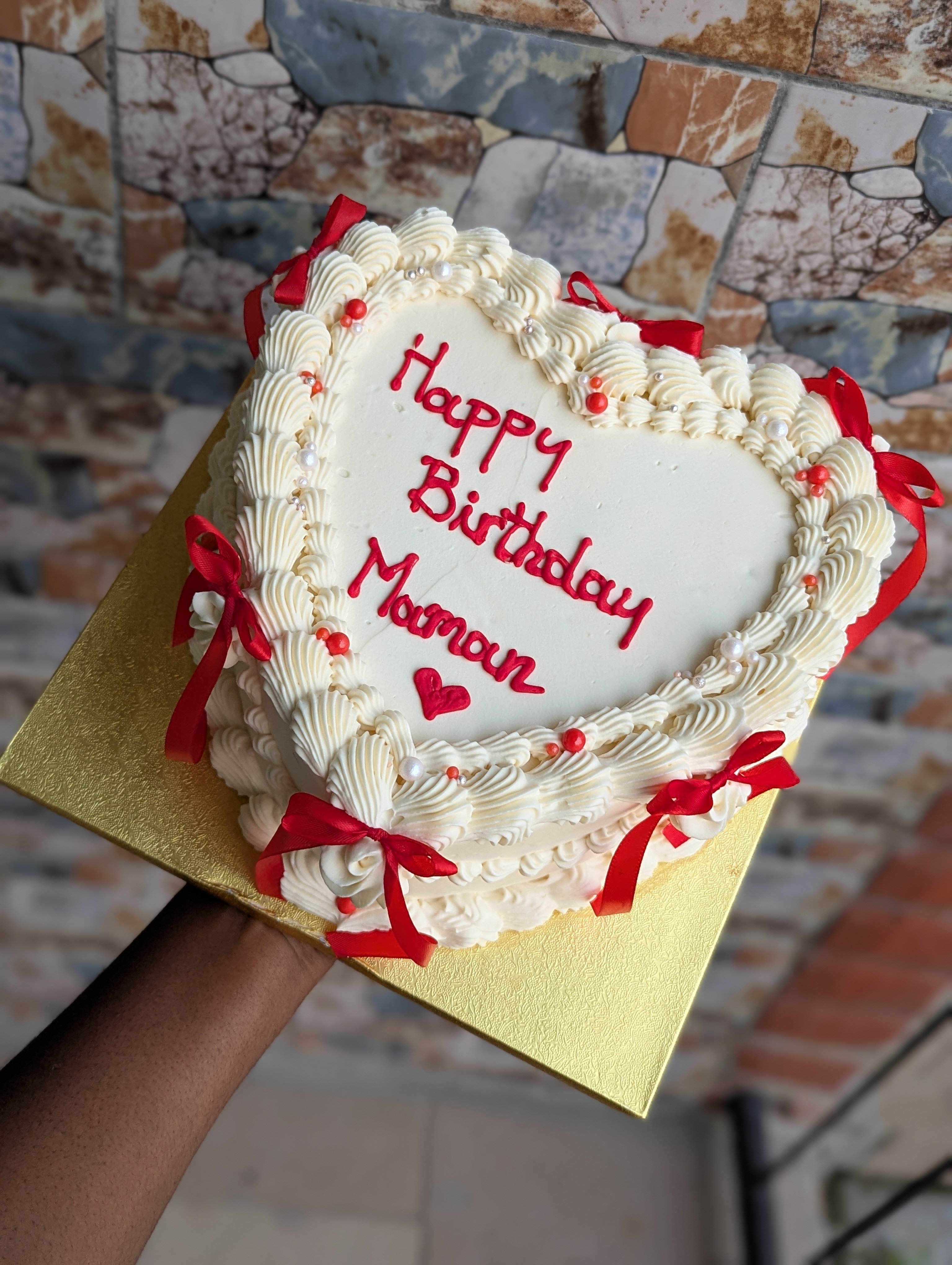 Heart vintage cake * SPC