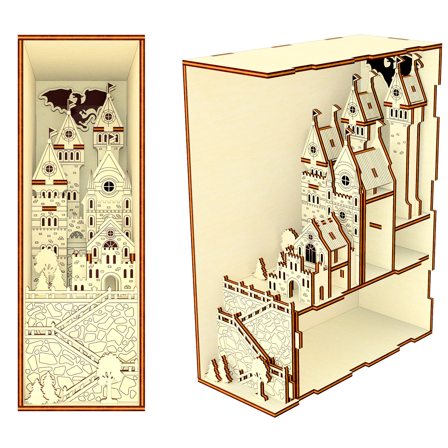 Organizador de Libros Castillo Mágico