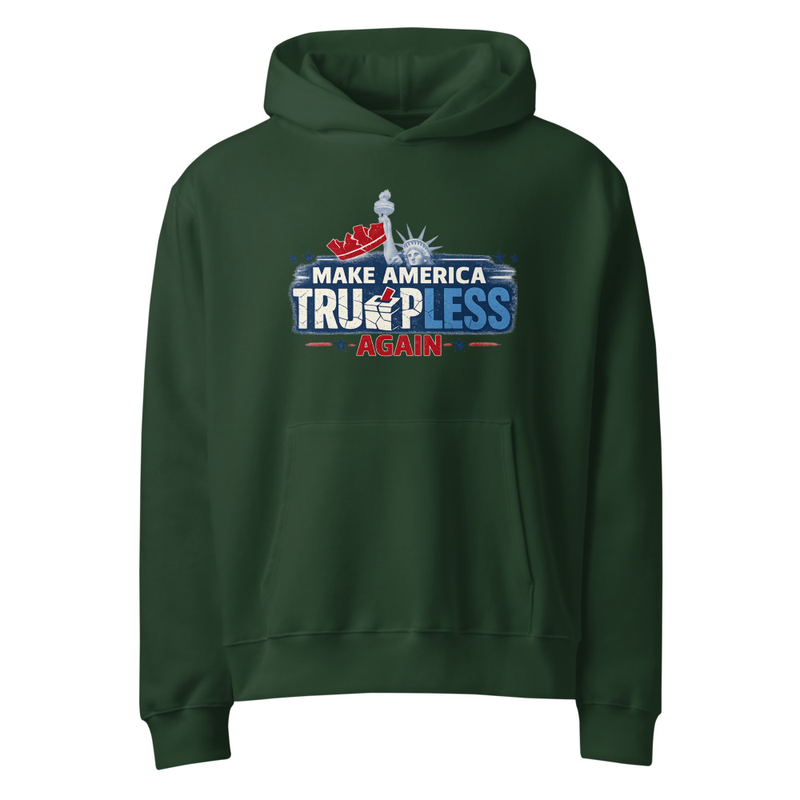 MAKE AMERICA TRUMPLESS AGAIN --Oversized heavyweight hoodie