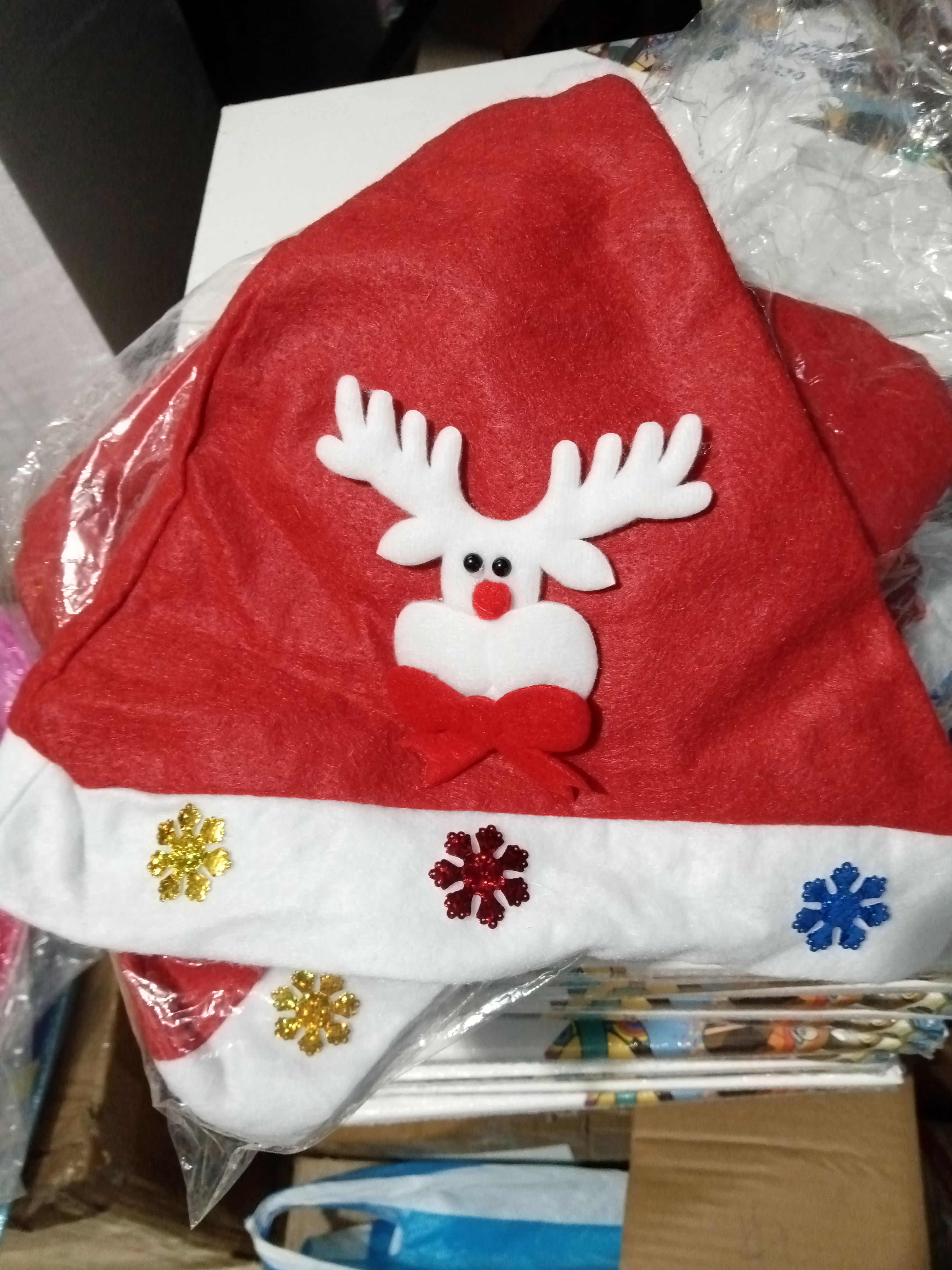 Gorro navideño de reno