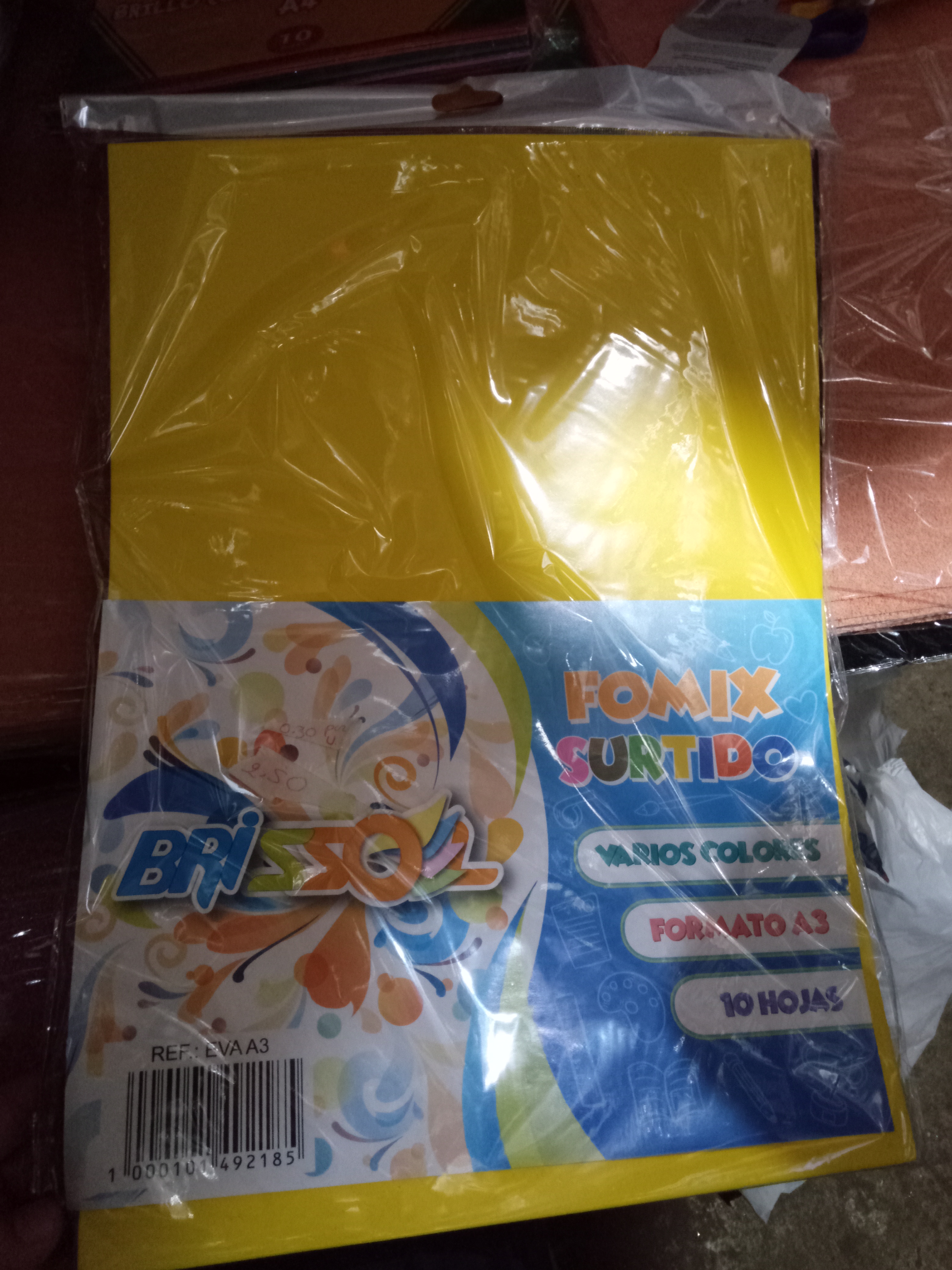 Fomix Escarchado Formato  A3 Surtido