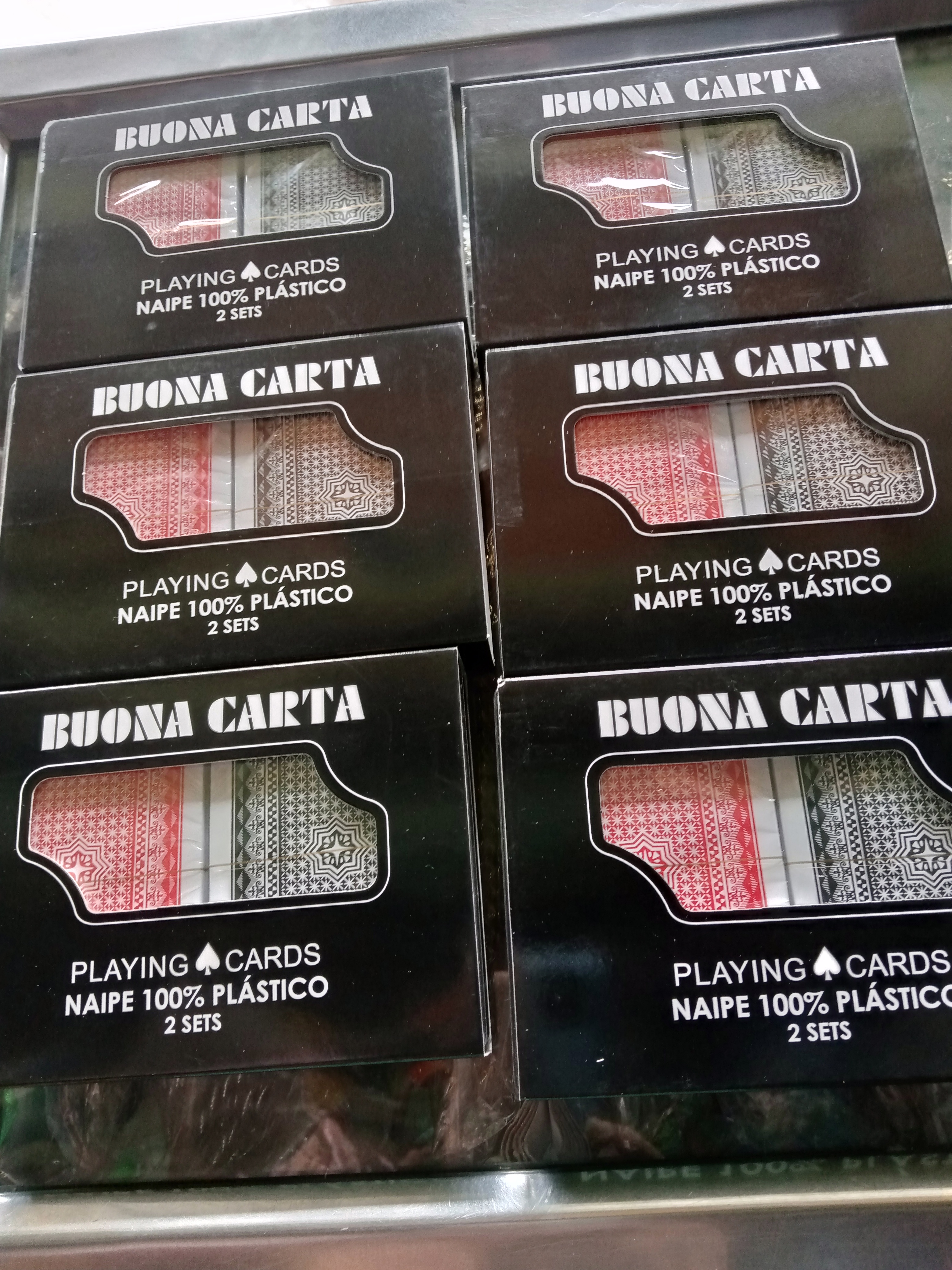 Naipe Buona Carta 100% Plástico