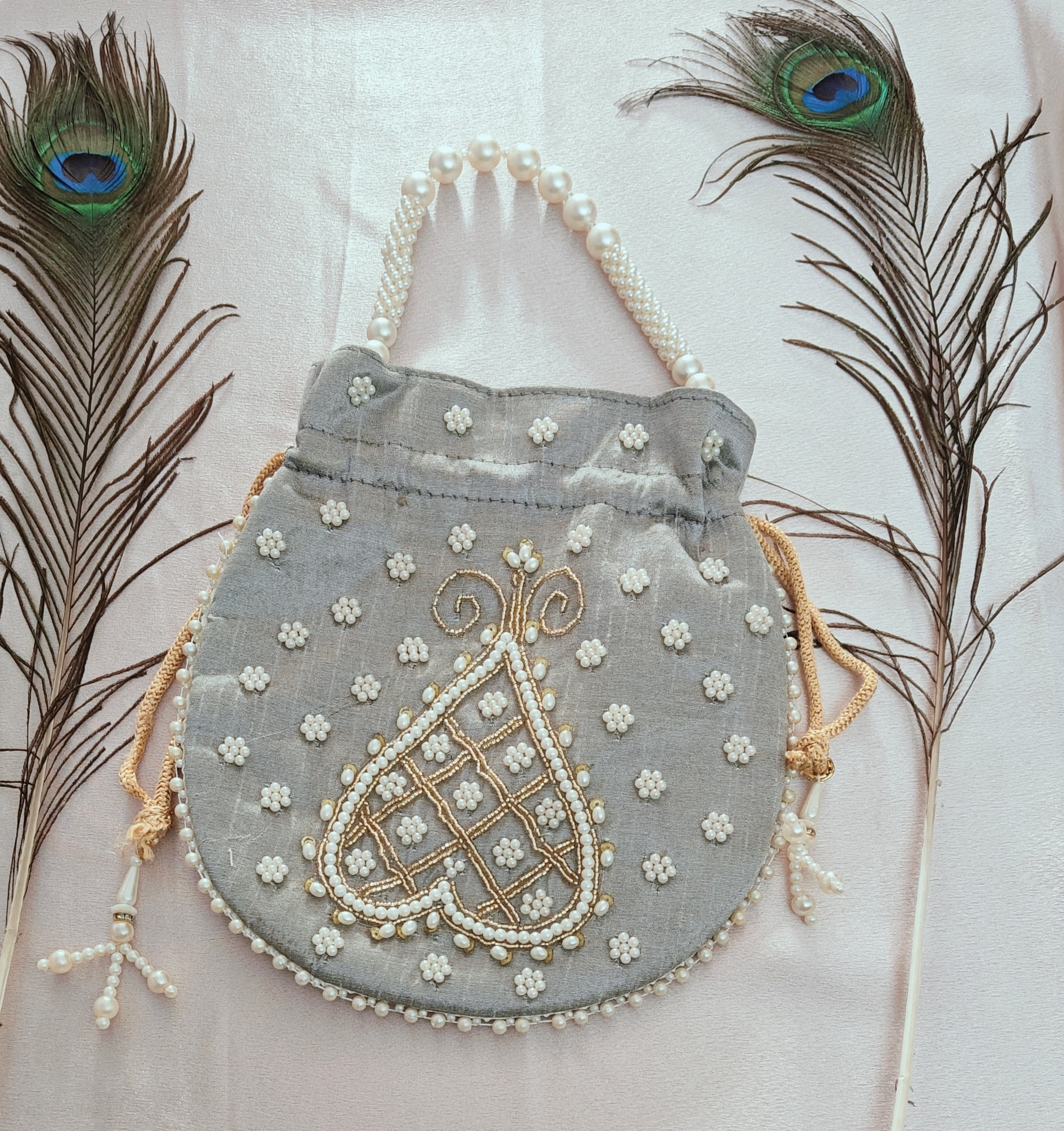Embroidered Potli Bag