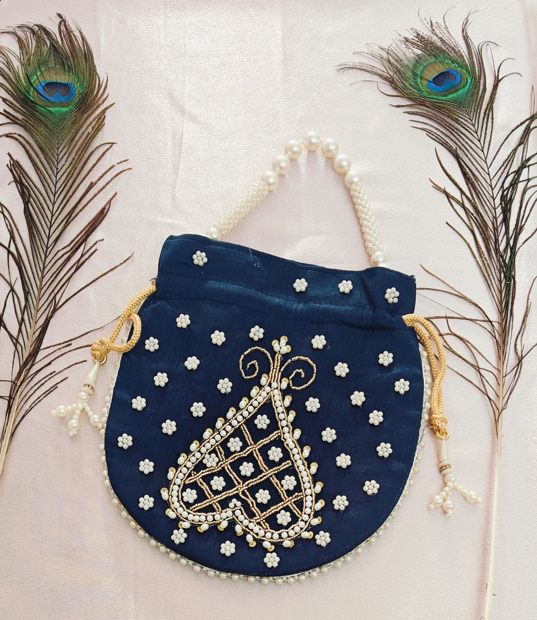 Embroidered Potli Bag