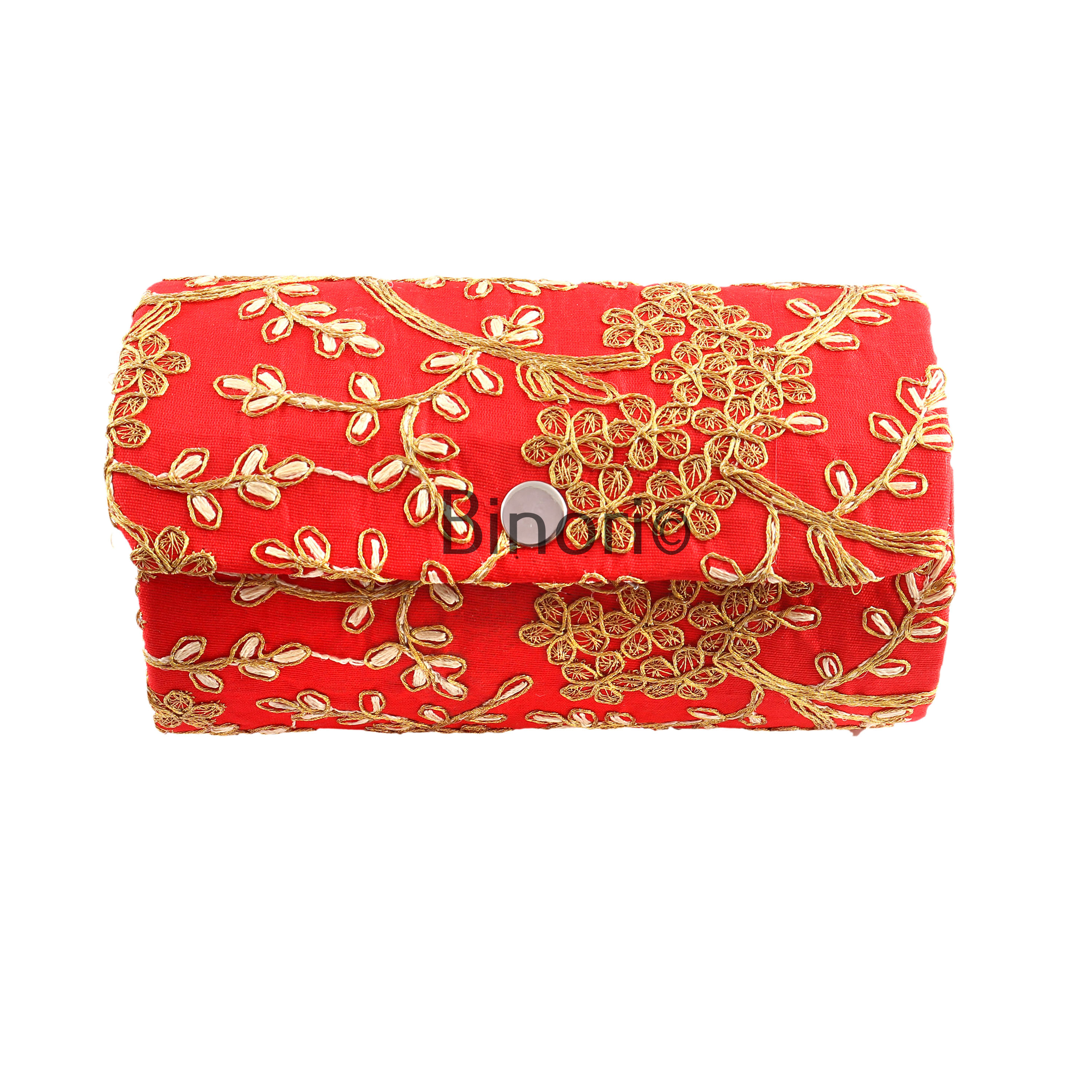Wooden Silk Embroidery Bangle Box for women