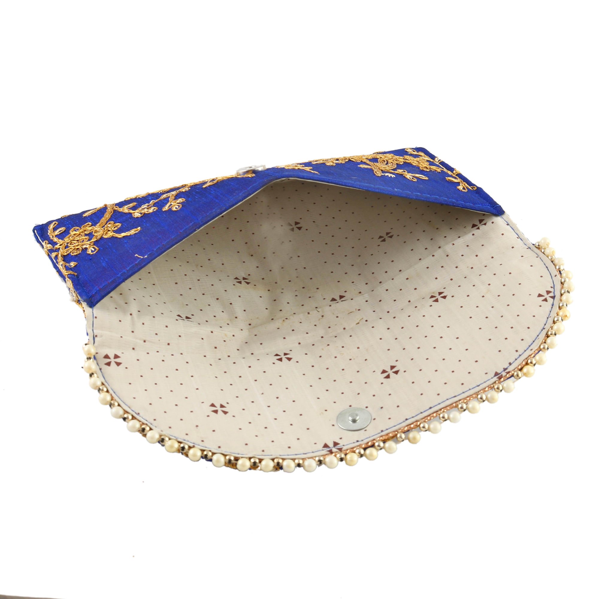 Embroidered Clutch Bag