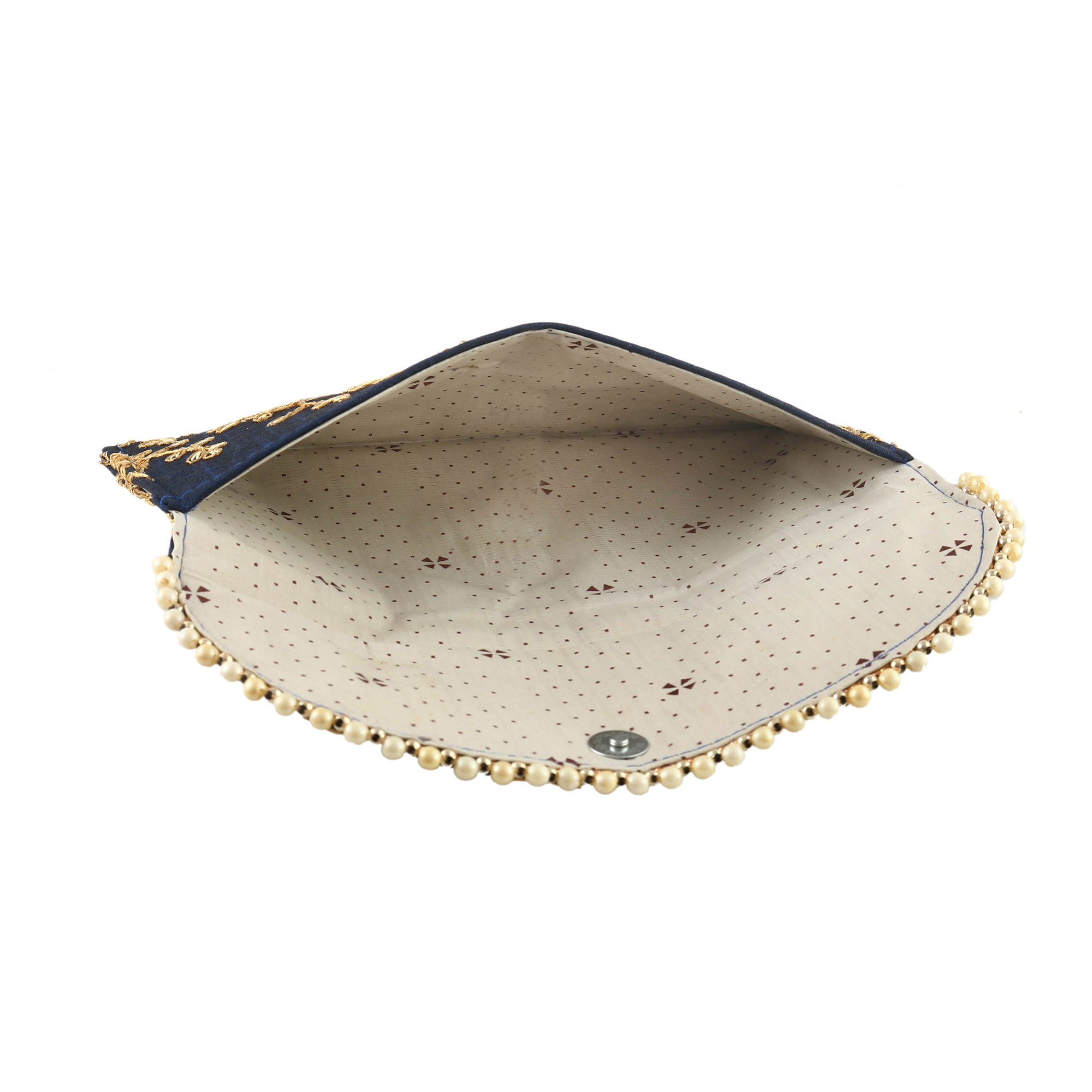 Embroidered Clutch Bag