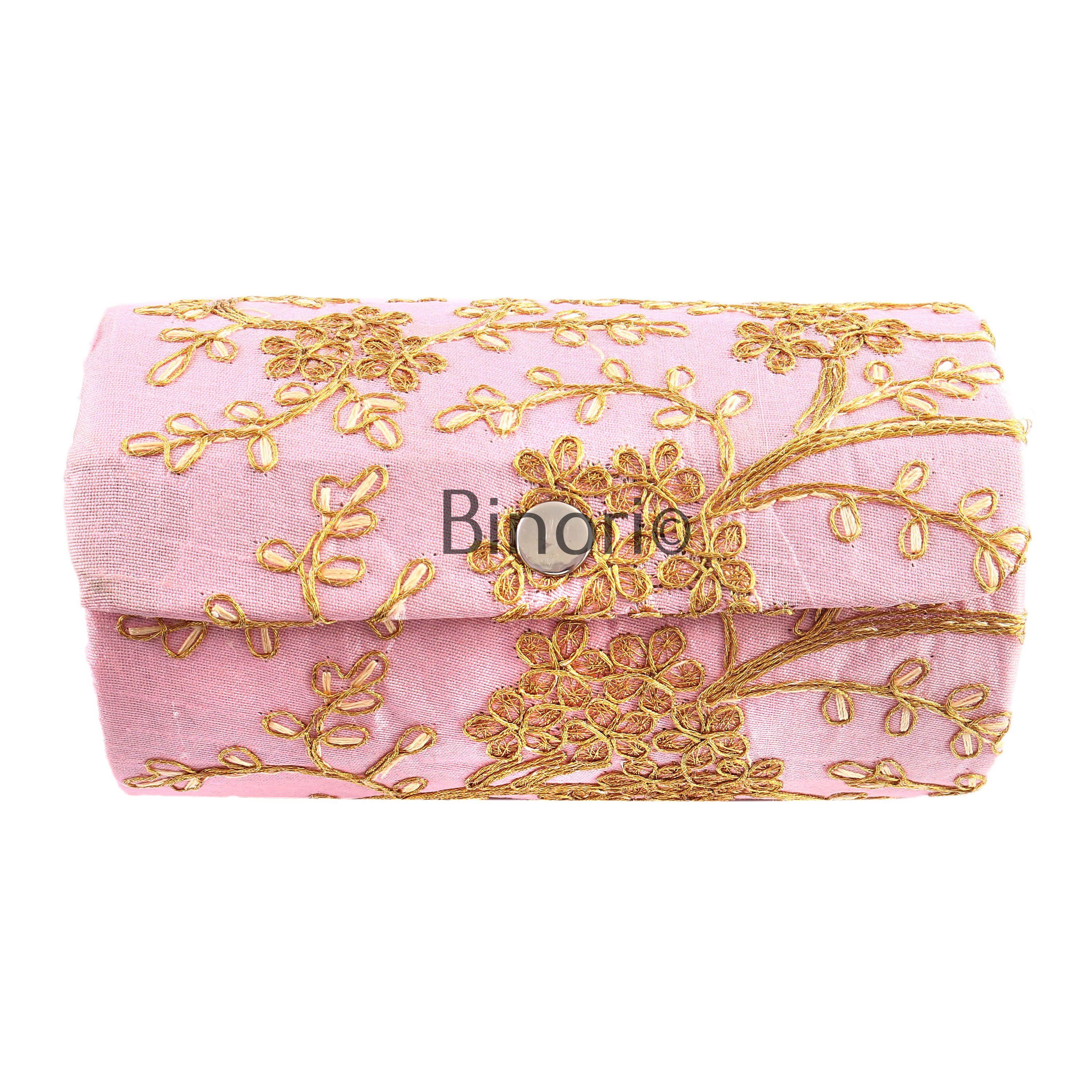 Wooden Silk Embroidery Bangle Box for women