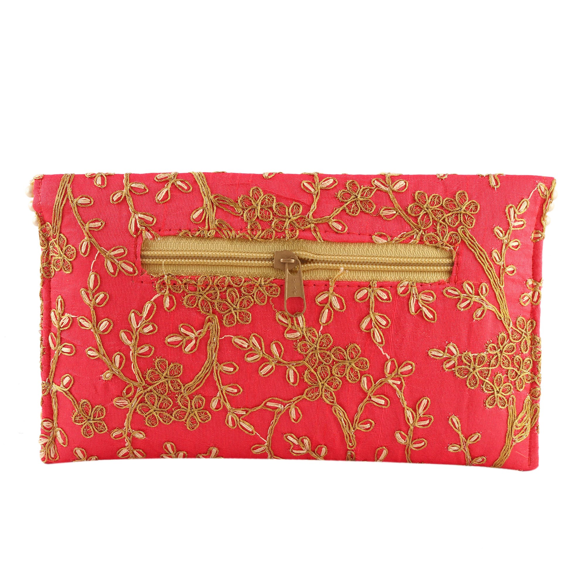 Embroidered Clutch
