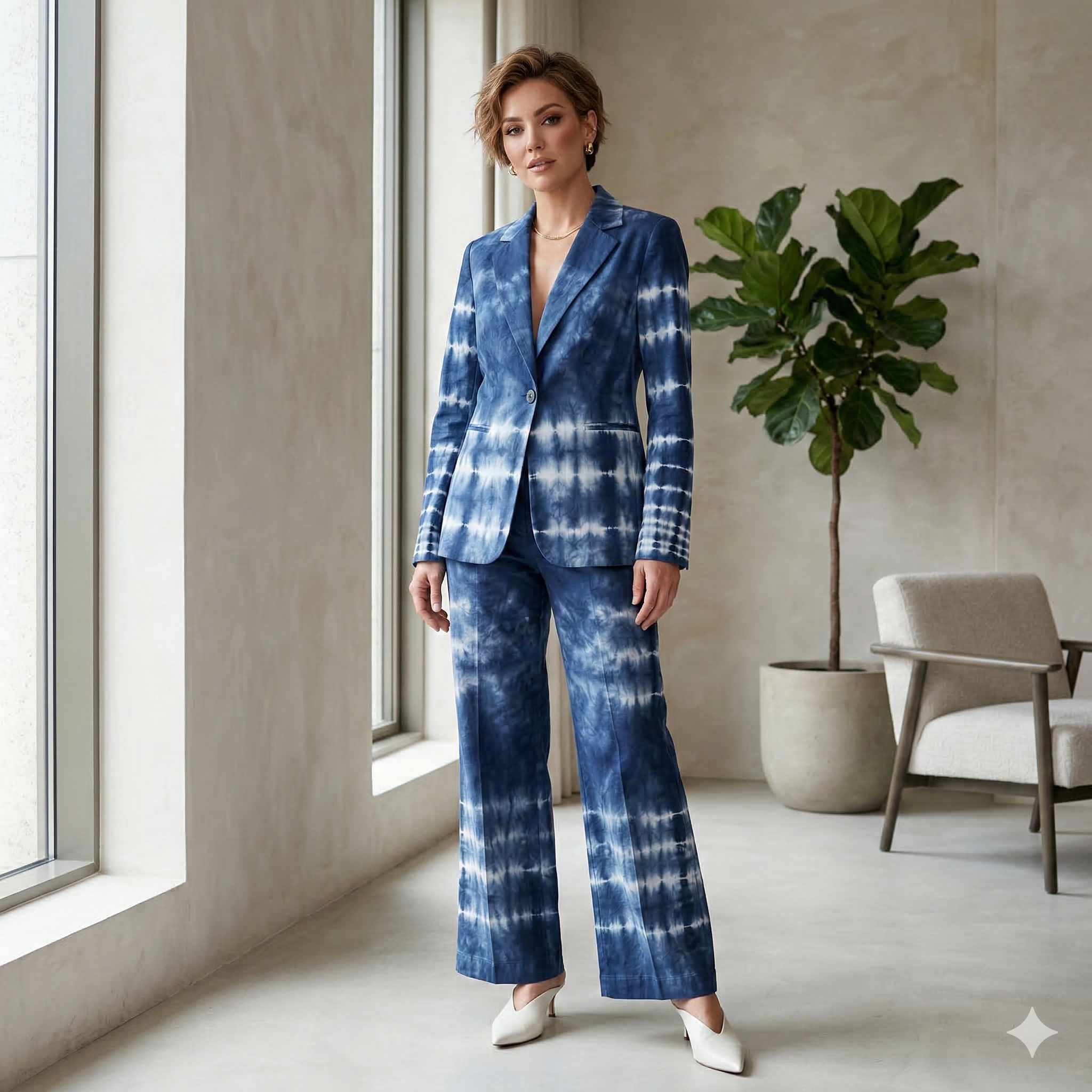 The Artisanal Wide-Leg Suit