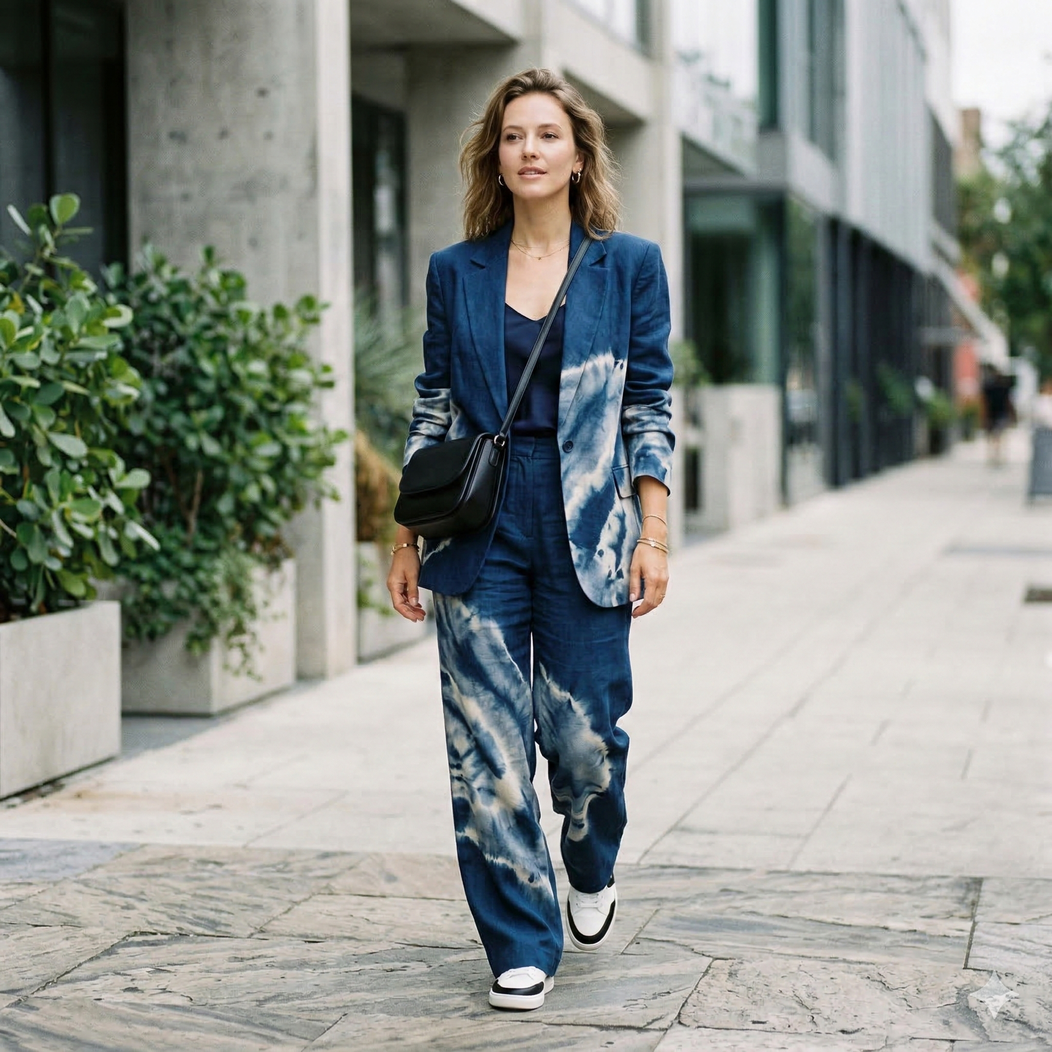 The Artisanal Wide-Leg Power Suit