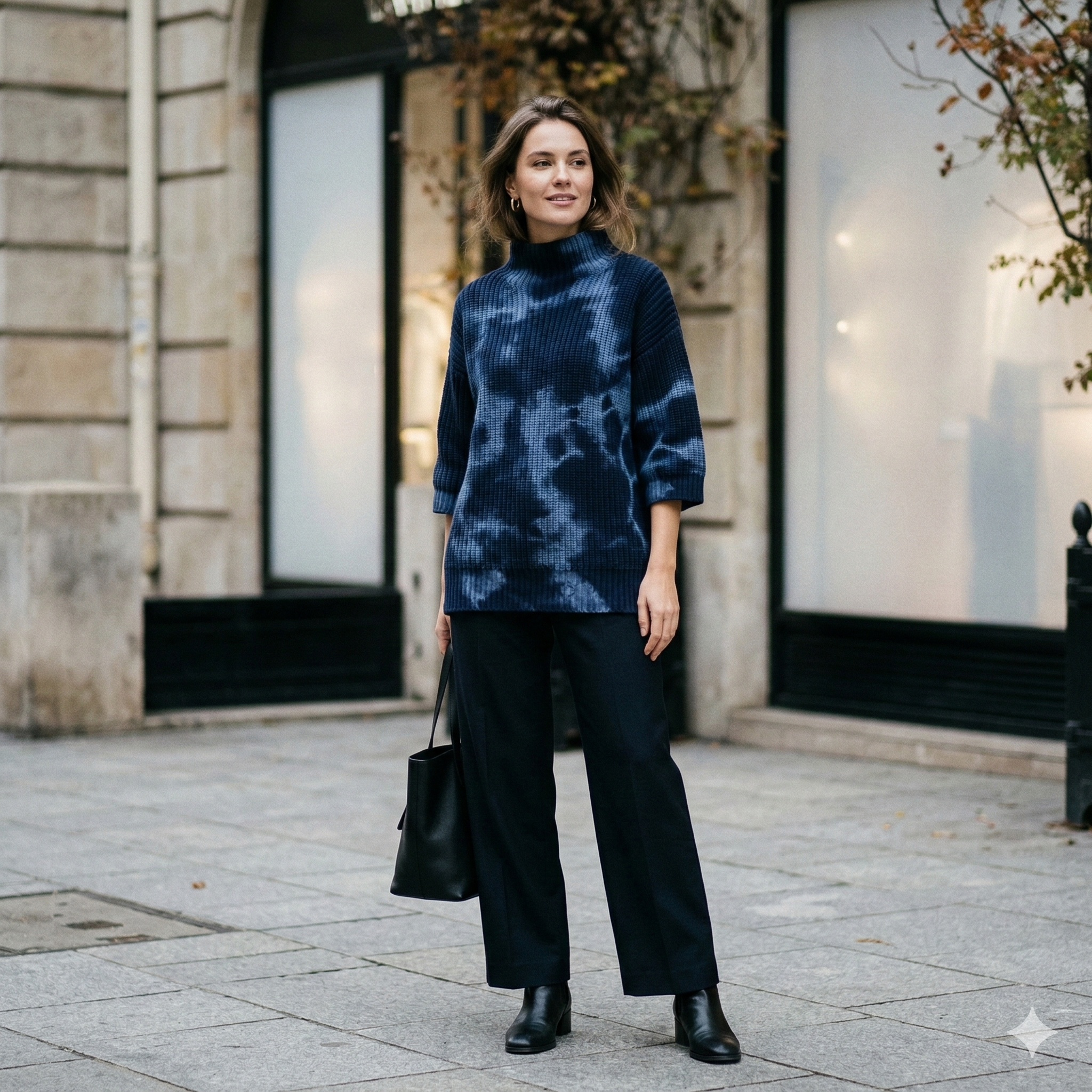 The Verdant Moss Ribbed Tunic