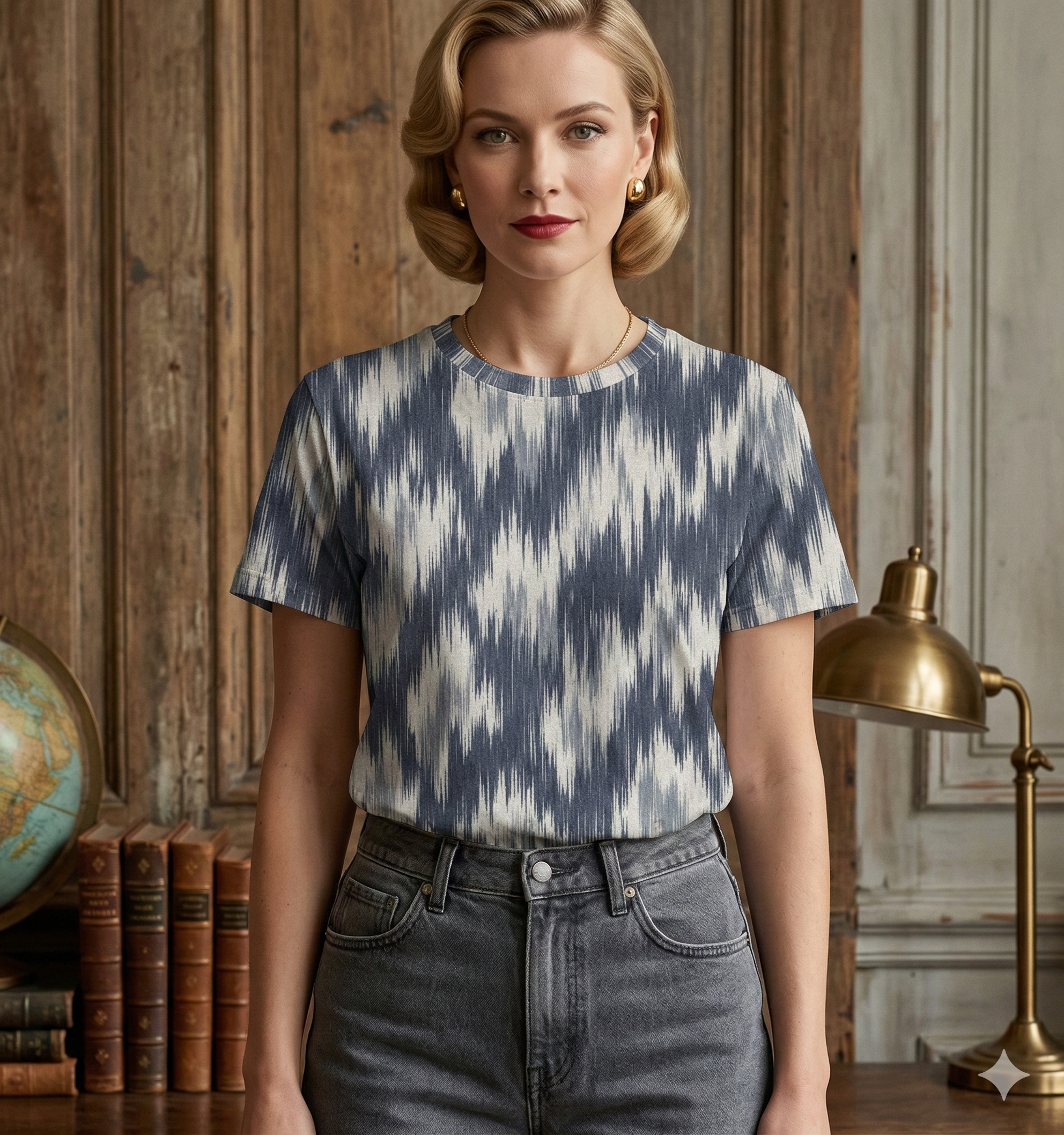 The Midnight Ikat Tie-Dye Tee